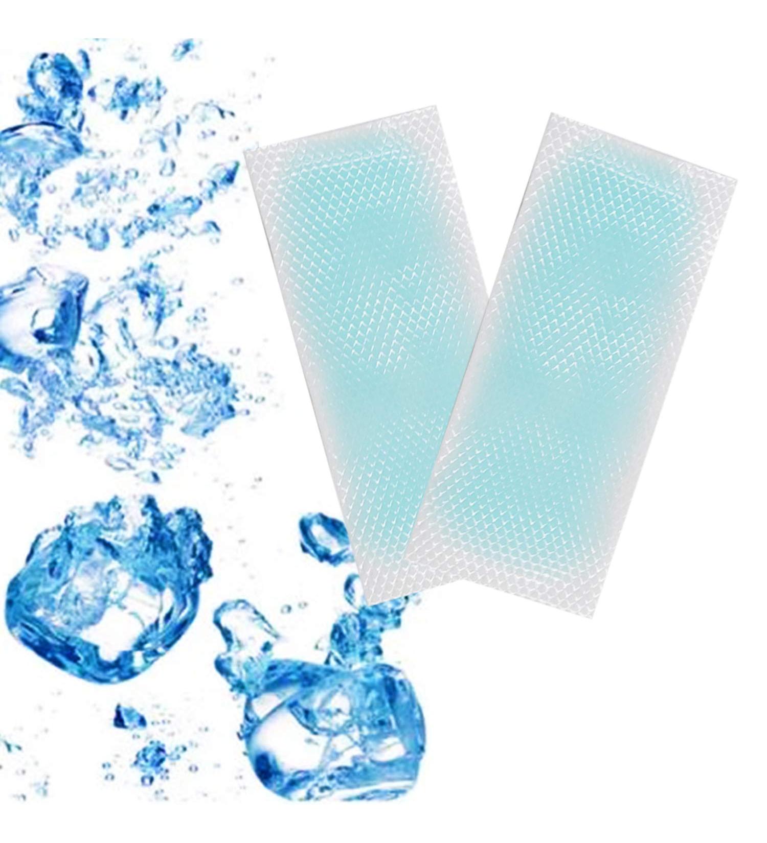 20 Sheets Fever Cooling Gel Patches - for Kids, Adults & Pets | Relieve Headache, Toothache & Fatigue - Effective Cooling Forehead Strips - Buy Online on GoSupps.com
