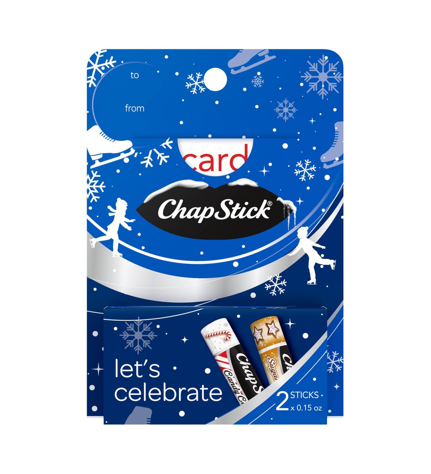 ChapStick Holiday Lip Balm Gift Card Holder - 0.15 Oz (Pack of 2) - Buy Online on GoSupps.com