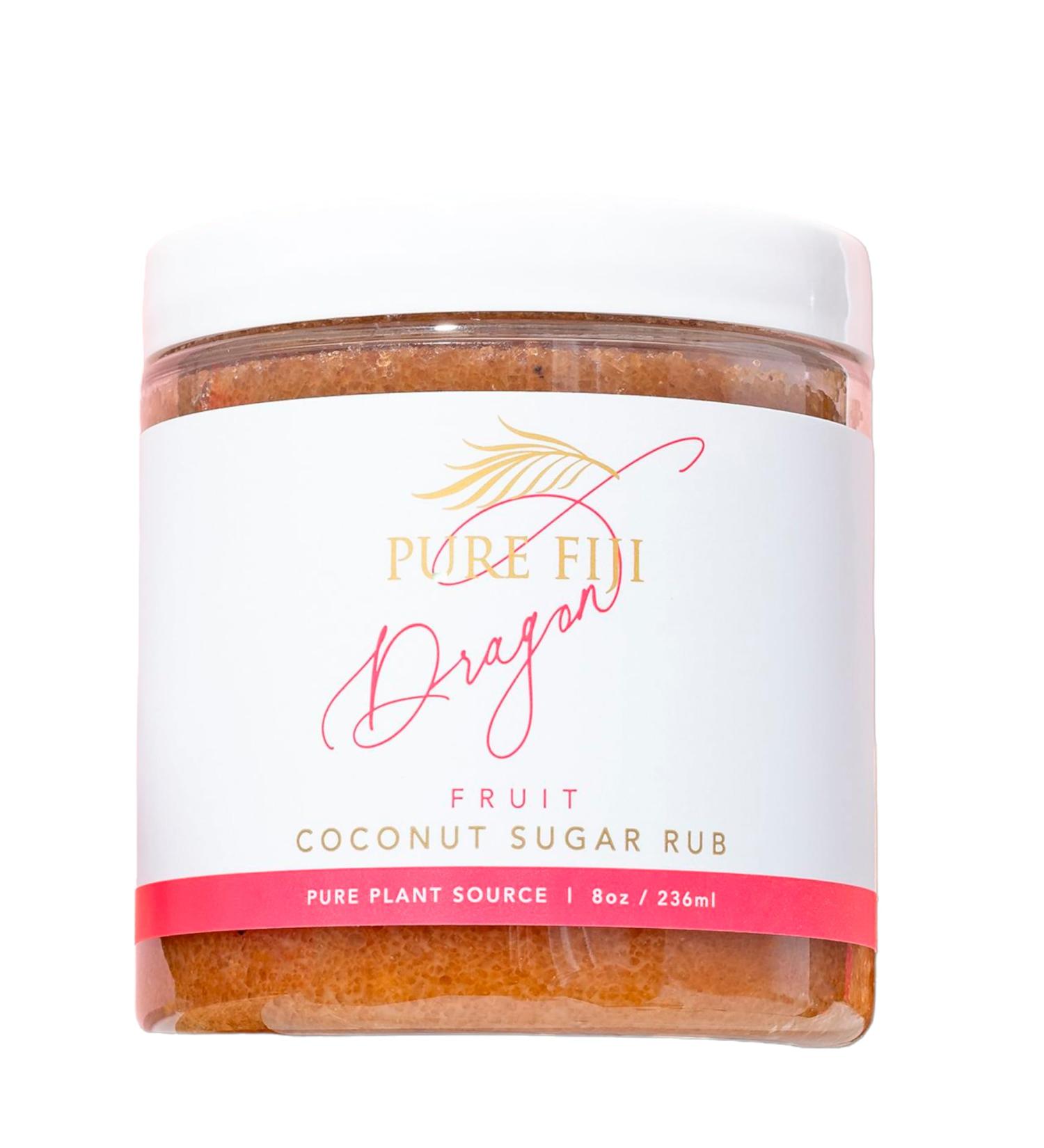Pure Fiji Coconut Sugar Body Scrub - Organic Exfoliator for Smooth Skin - 8 Oz Dragon Fruit - Natural Exfoliating Scrub for All Skin Types - Buy Online on GoSupps.com