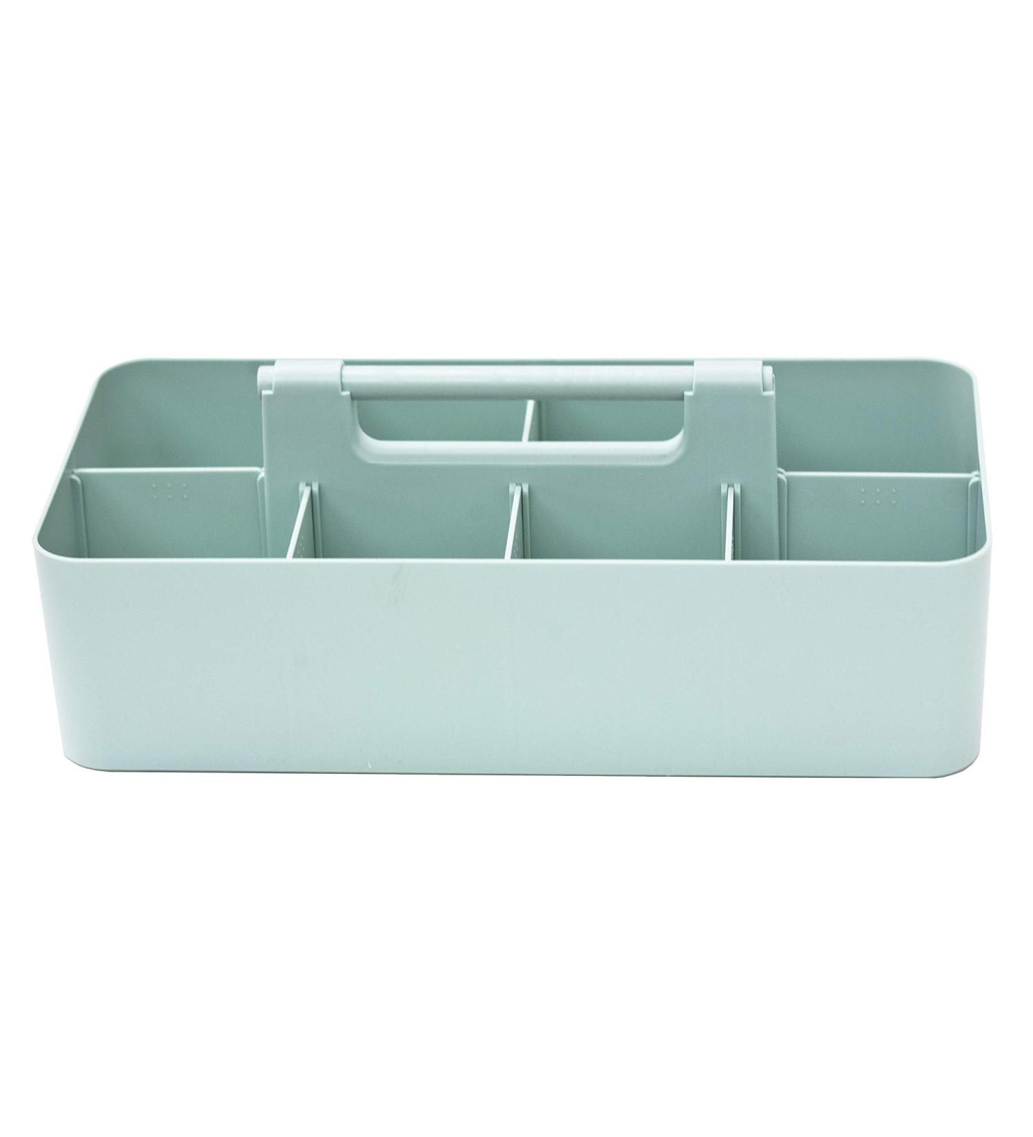 Enjoy Organizer -Large Portable Caddy  DIY Dividers  8 Compartments  Office Supplies Organizer  Simple  Portable Basket with Handle Storage Organizer Modern Endless Multi Use -Made in USA Mint - Buy Online on GoSupps.com