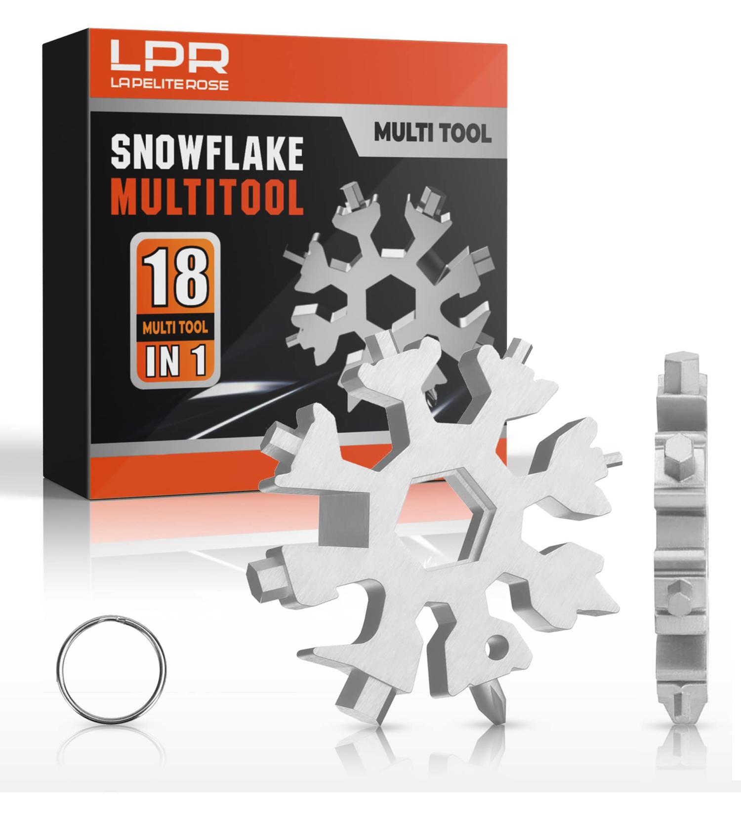Multitool 18 In 1 Snowflake Multi tool for Outdoor Camping Survival Accessories- Stocking Stuffers Mens Gifts  Screwdriver - Hexagonal Spanner - Ring Spanner - Bottle Opener 3-Snowflake Multi Tool - Buy Online on GoSupps.com