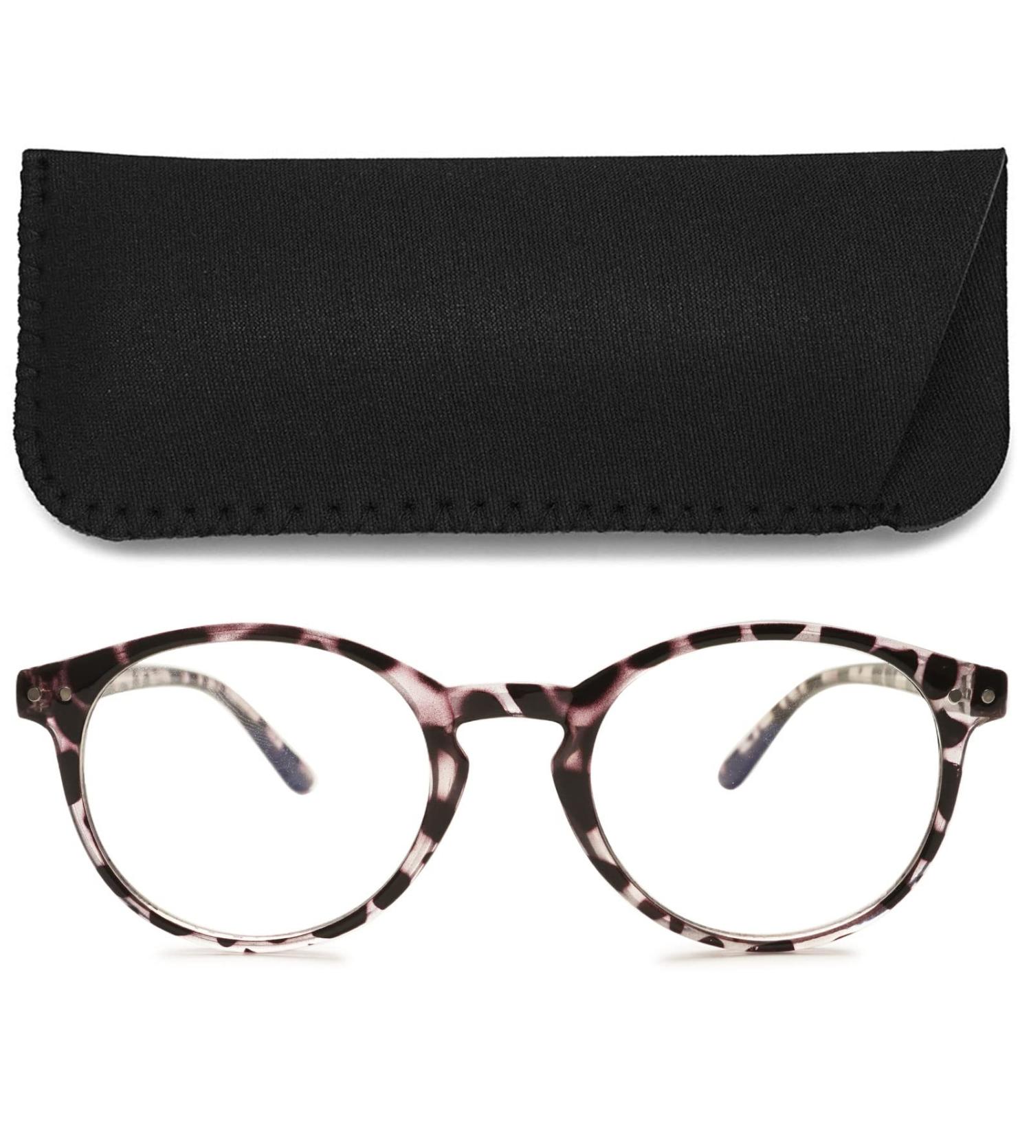 Shop MAGIMODAC Women s Blue Light Blocking Oval Reading Glasses - 2.25 Diopters Stylish Gray Leopard Design for Computer Use - Buy Online on GoSupps.com