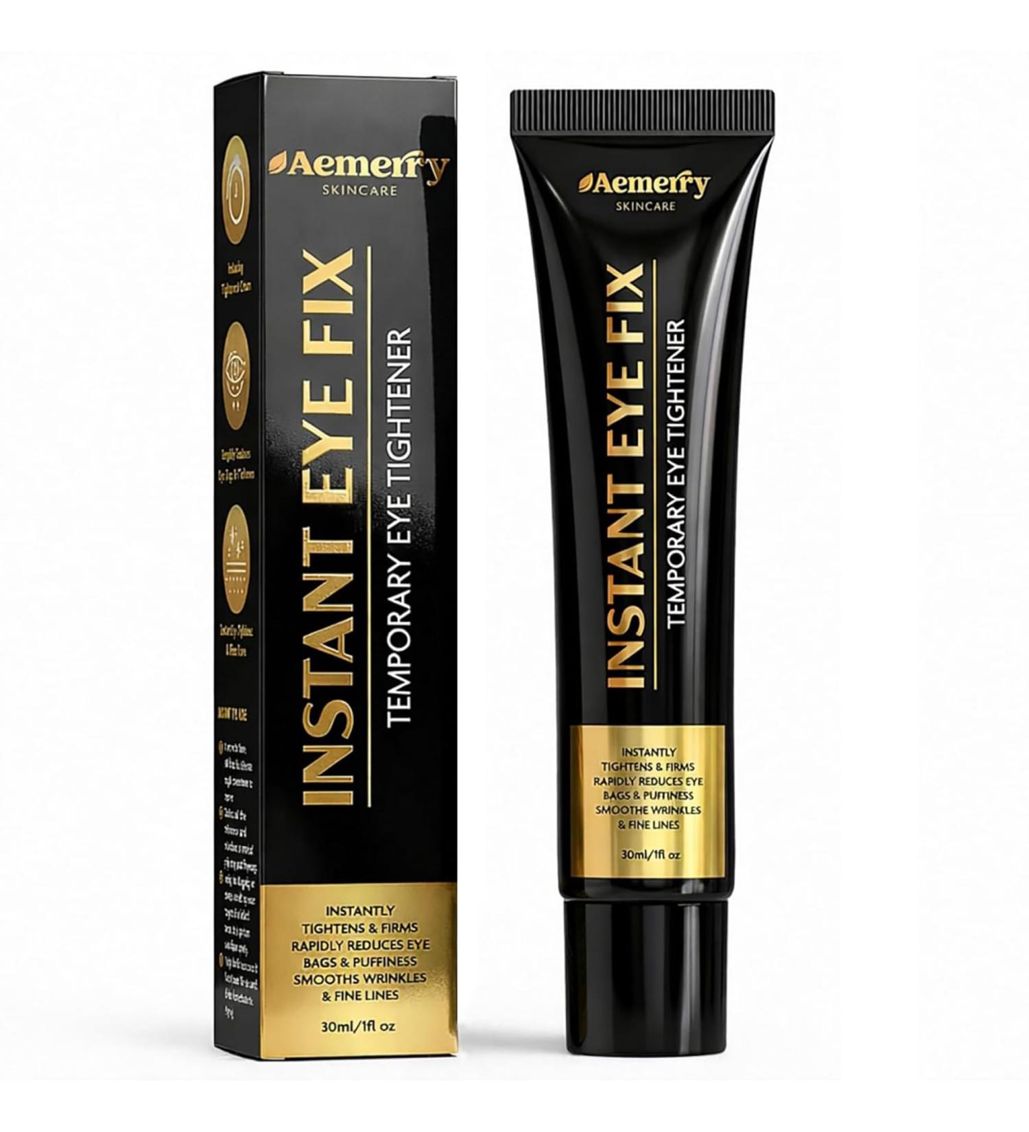 Instant Eye & Face Tightener Cream Reduces Eye Bags & Puffiness, Smooths Wrinkles & Fine Lines in Minutes, Temporary Lift & Firm Under-Eye Area, Anti-Aging Lightweight Formula. 1 oz (Ivory, 1 OZ) Ivory 1 Ounce (Pack of 1) - Buy Online on GoSupps.com