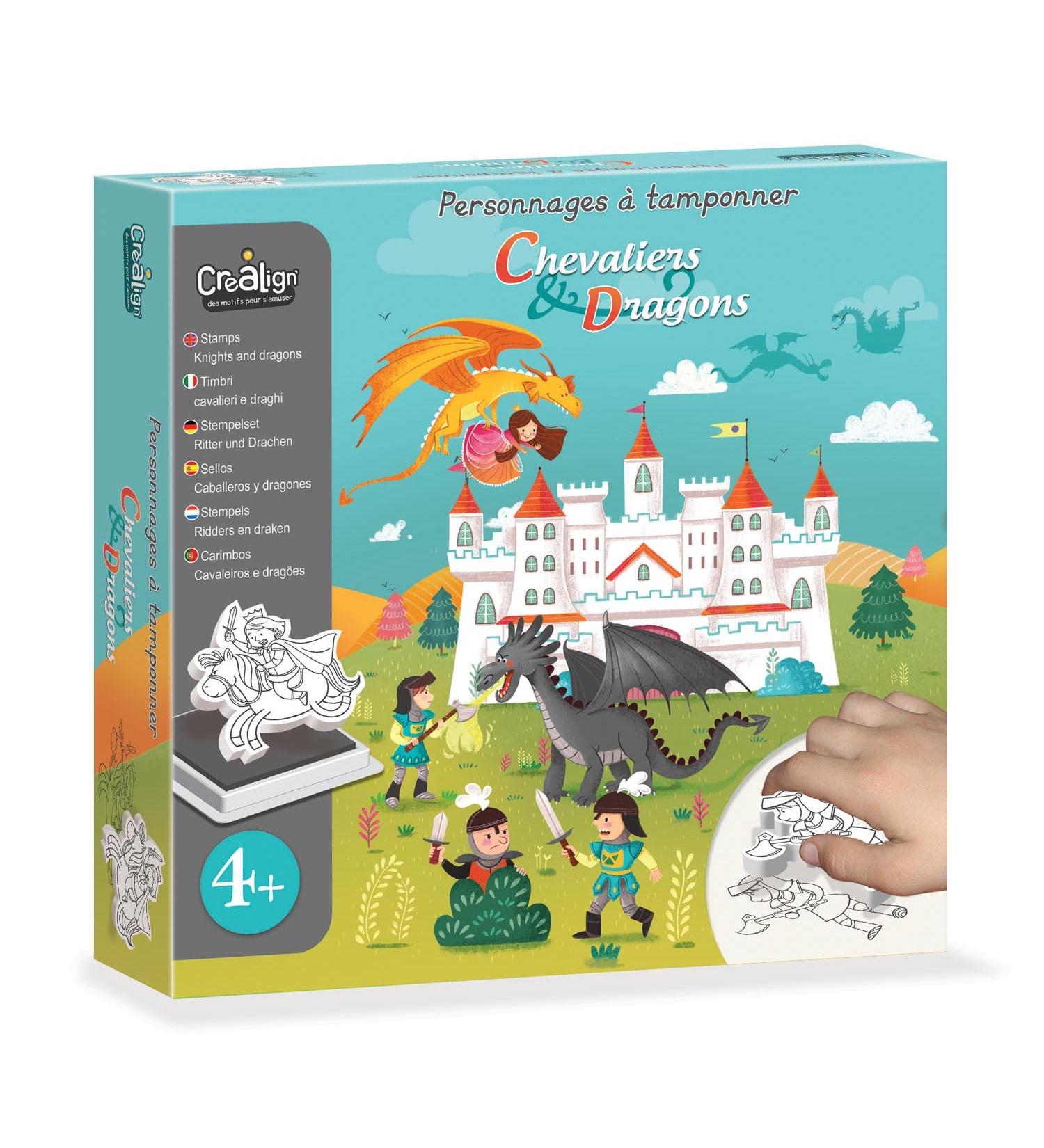 Buy Cr a Lign CL97 Knights and Dragons Stamp for Printing | International Shipping Available - Buy Online on GoSupps.com