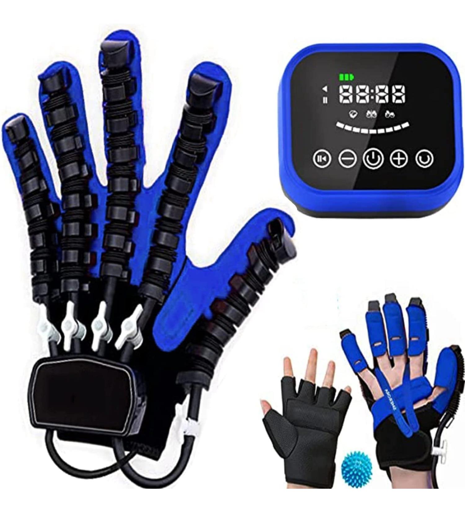 Disability Aids Rehabilitation Equipment Finger Straightening Brace Guard for Stroke Hemiplegia Hand Function Recovery Relief Finger Cramps Left X-Large - Buy Online on GoSupps.com