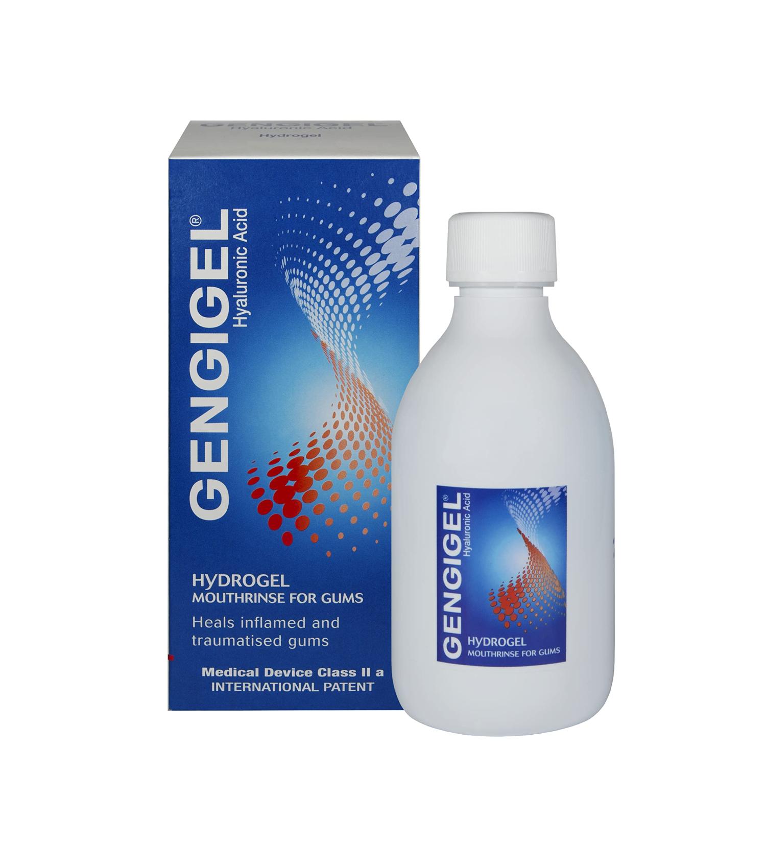 Gengigel Big Pack Mouthrinse 300ml - Enhanced with Hyaluronic Acid - Buy Online on GoSupps.com