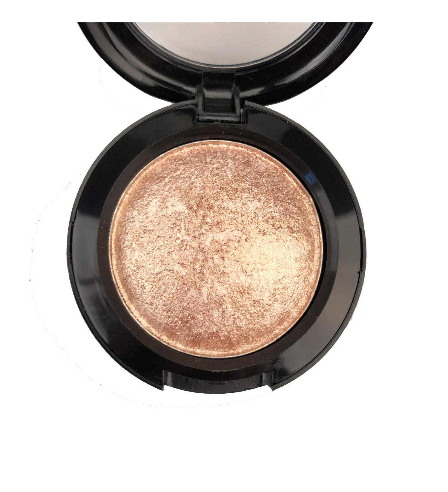 Mallofusa Single Shade Baked Eye Shadow Palette Glitter Powder in Shimmer Golden 15 Metallic Colors - Buy Online on GoSupps.com