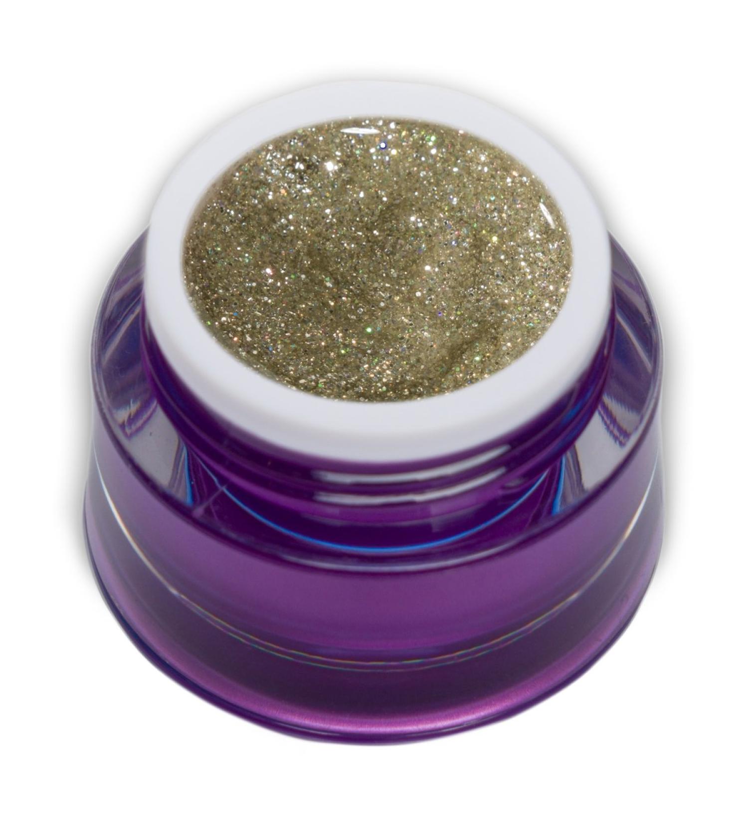 PREMIUM Glam Glitter Gel Gold Color Gel 5ml RM Beautynails