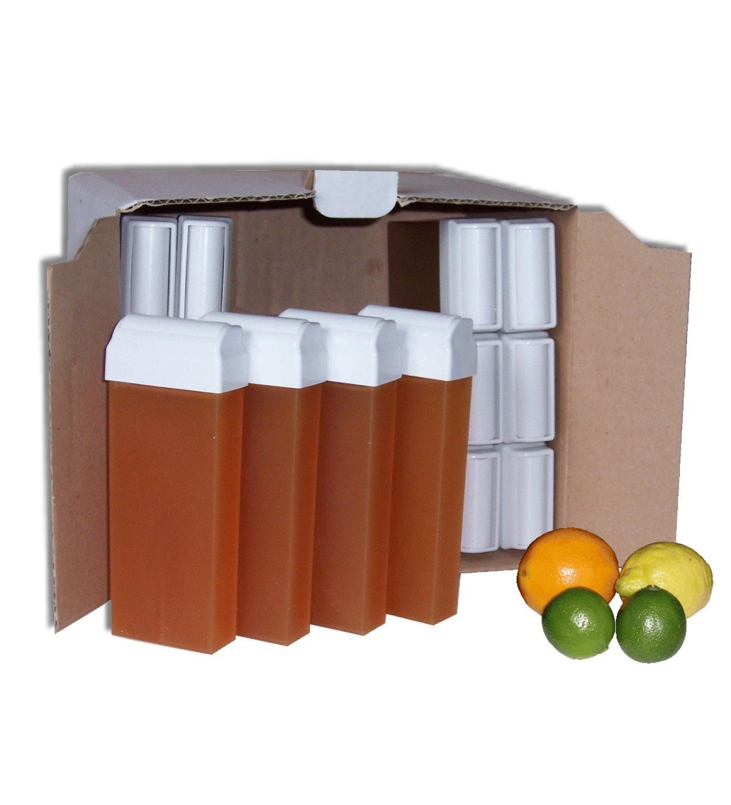 storepil - 24 recharges 100 ml de cire piler - MIEL pour pilation parfum agrumes