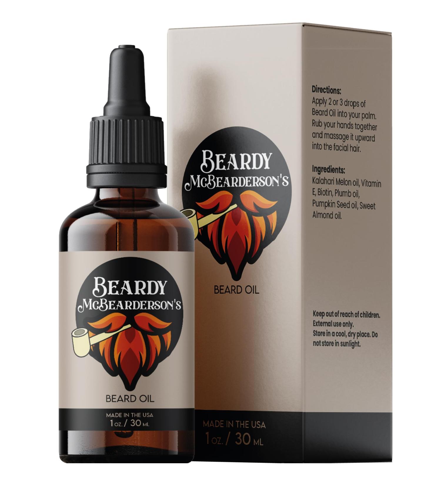 Beardy Oil - Kalahari Melon Biotin & Vitamin E | Nourishing Vanilla & Sandalwood Beard Oil for Men - Free International Shipping - Buy Online on GoSupps.com