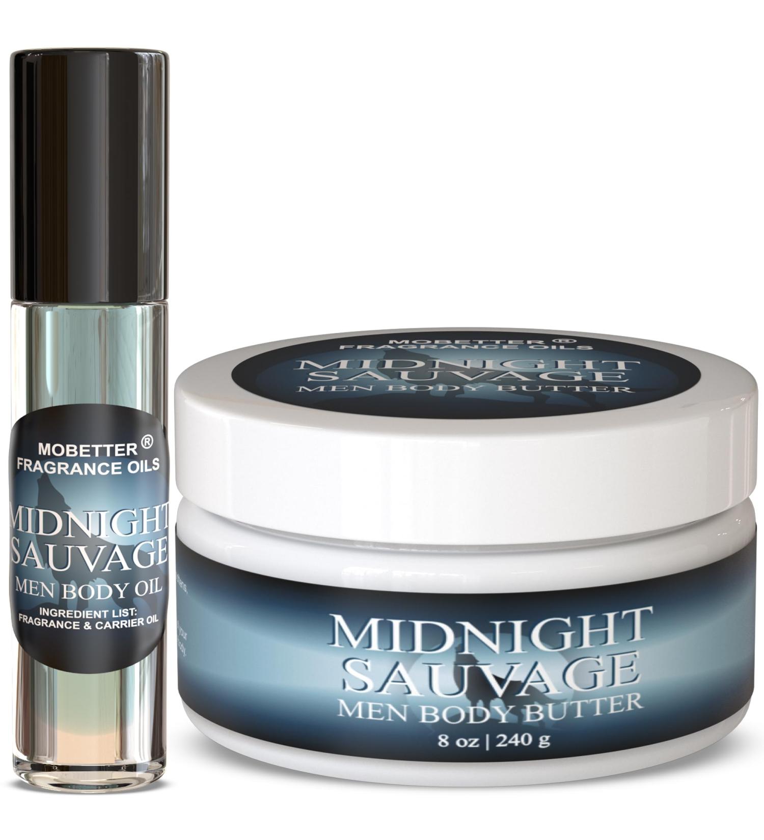 MOBETTER FRAGRANCE OILS Midnight Savage Body Butter and Body Oil Set Long Lasting Heals Repairs & Protects 24 Hour Moisturization Nourishing & Moisturizing - Buy Online on GoSupps.com