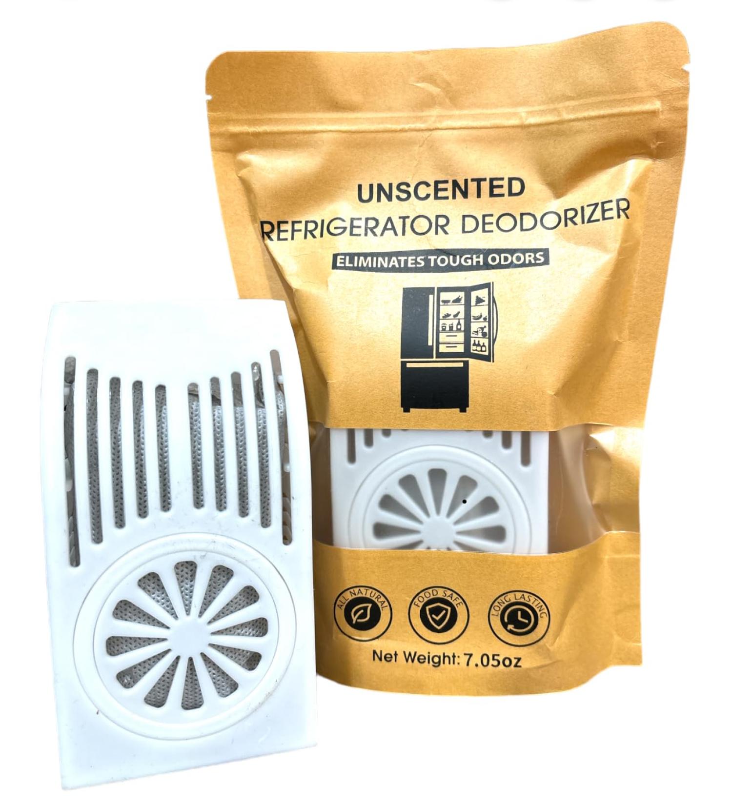 Fridge Deodorizer Bags - Odor Absorbers for Refrigerators Freezers & Cabinets - Eliminate Unpleasant Odors (2 Pack) - White - Buy Online on GoSupps.com