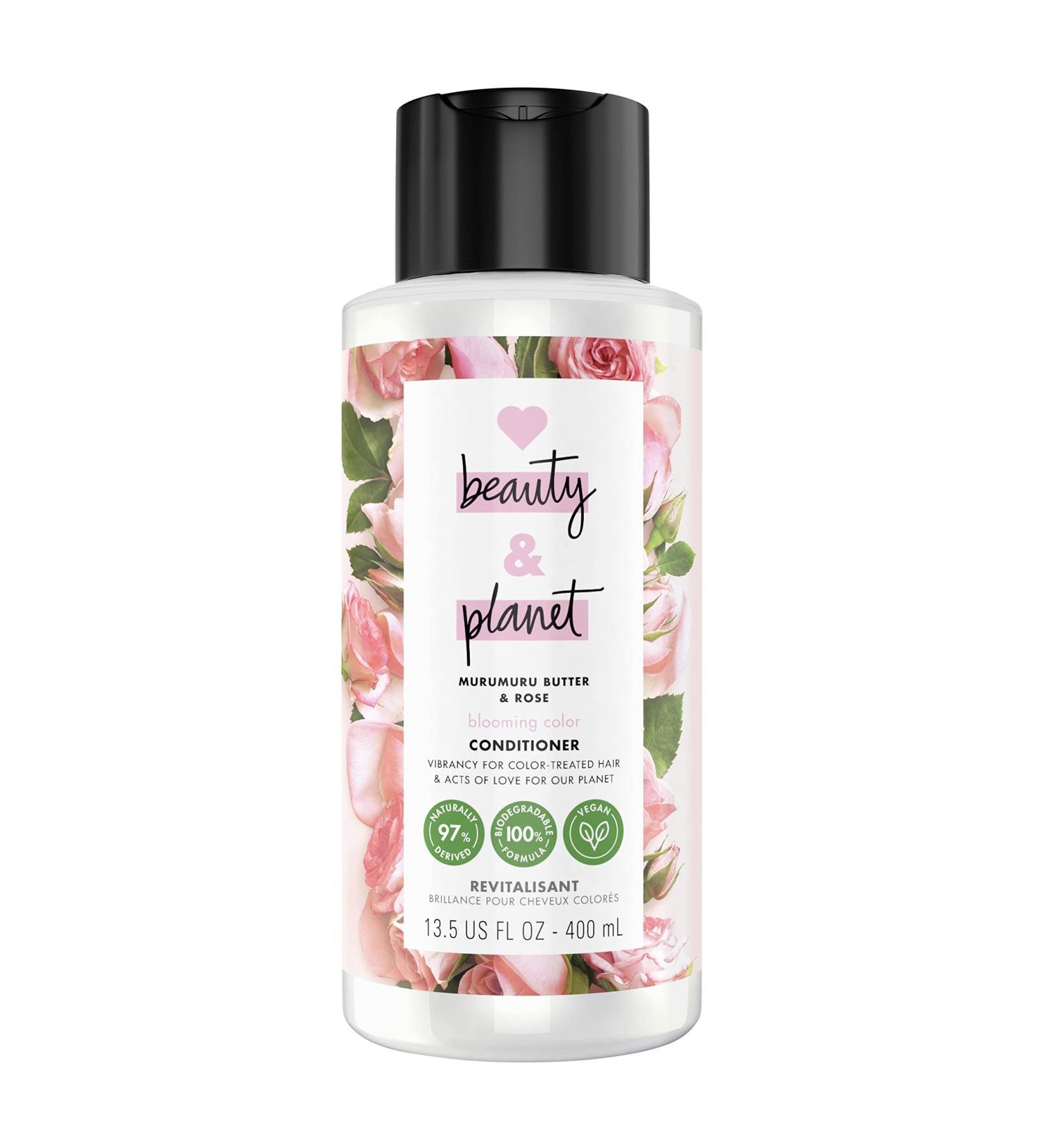 Love Beauty and Planet Blooming Color Conditioner with Murumuru Butter & Rose - 13.5 fl oz (400 ml) - Buy Online on GoSupps.com