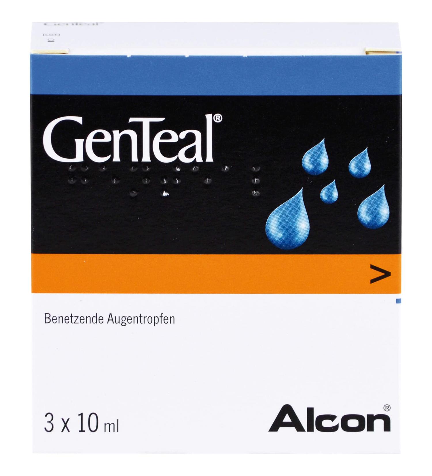 Genteal Eye Drops 3x10 ml - Soothing Relief for Dry Eyes | Fast International Shipping - Buy Online on GoSupps.com