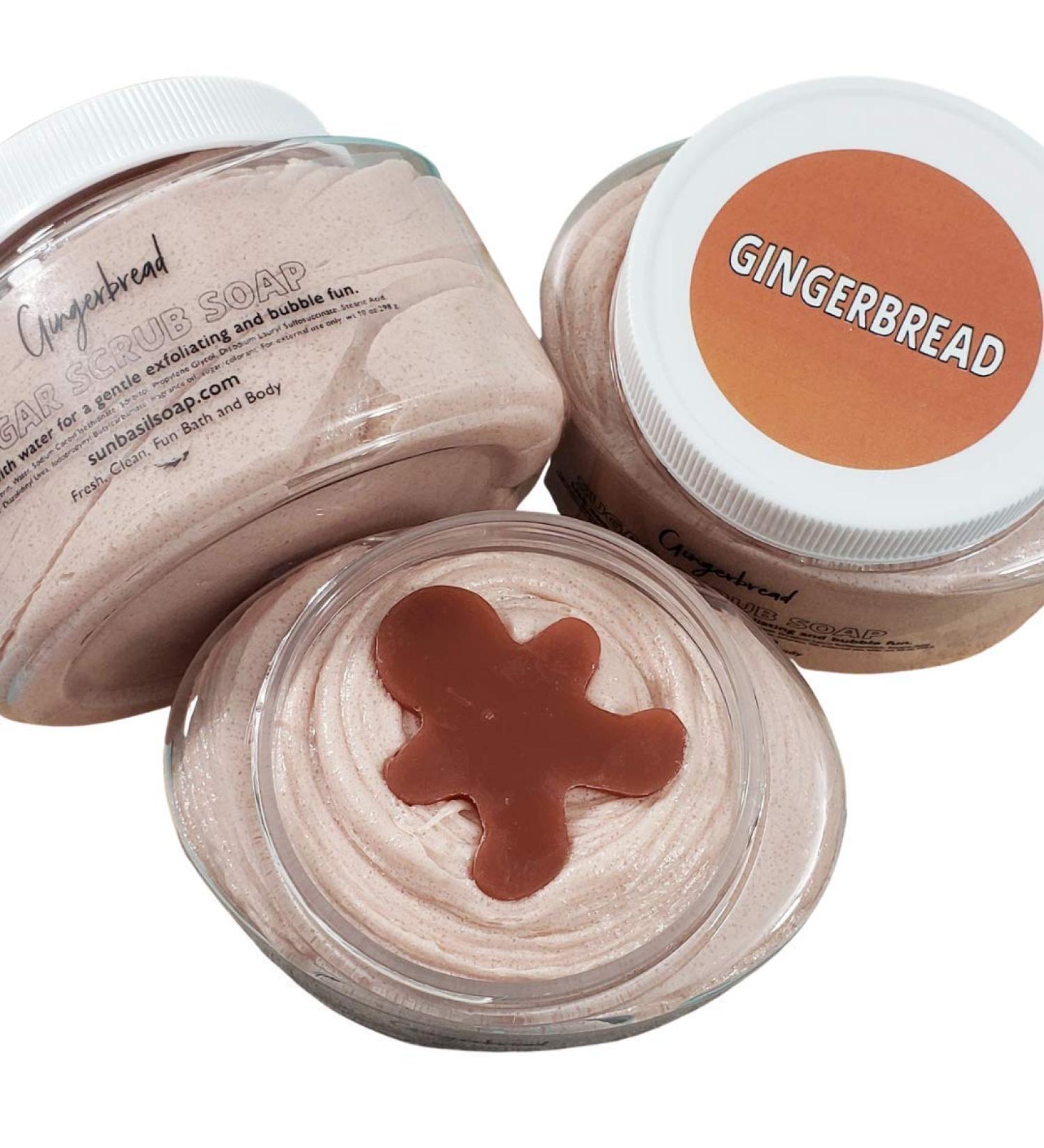 Gingerbread Whipped Sugar Scrub Soap. Holiday gifts. Christmas stocking stuffers. Body Polish - Buy Online on GoSupps.com