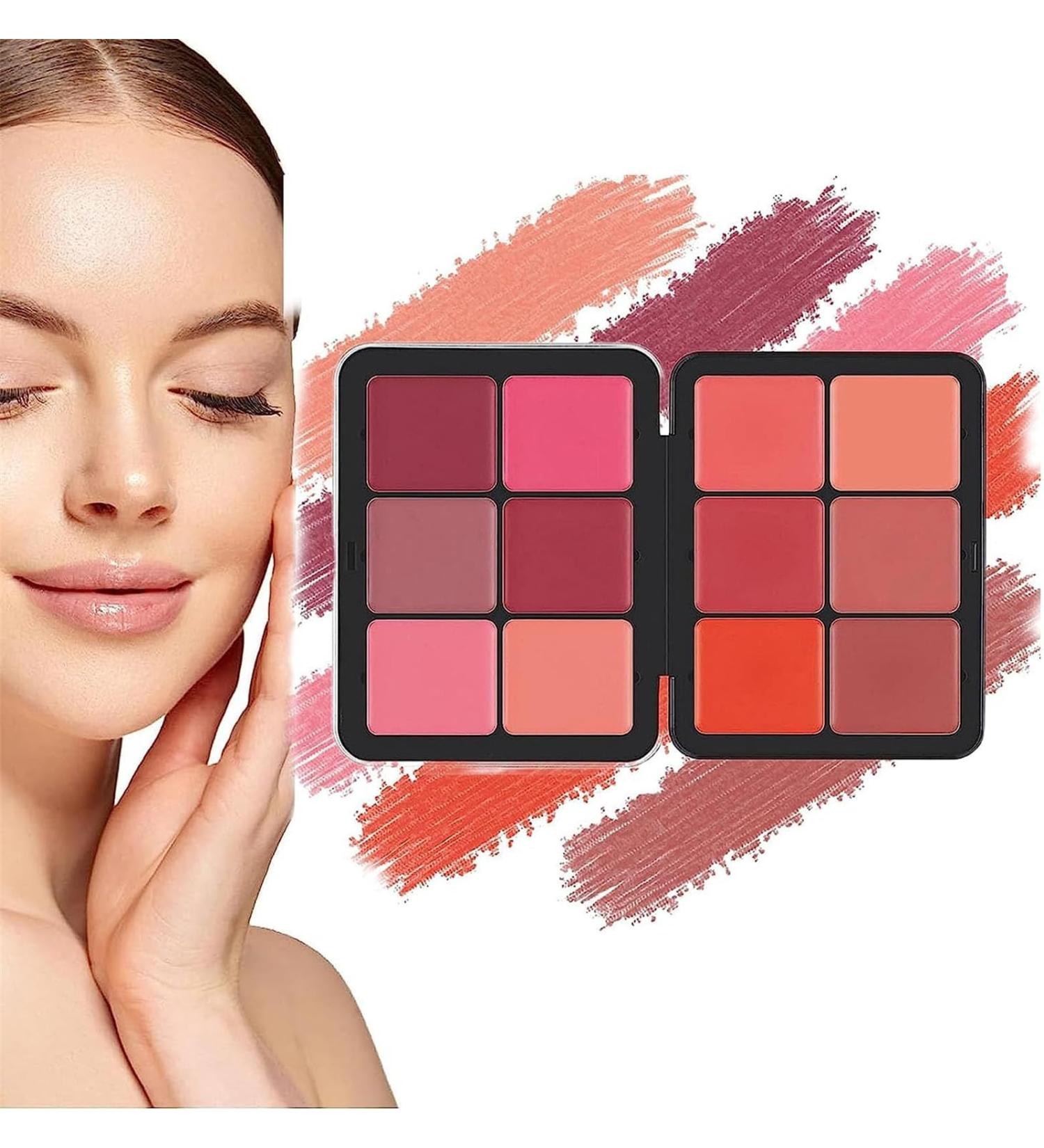 EXQST 3D Color Correcting Makeup Palette 12 Colors Cream Blush Palette Concealer Waterproof Long Lasting Cream Concealer Palette Kit - Buy Online on GoSupps.com