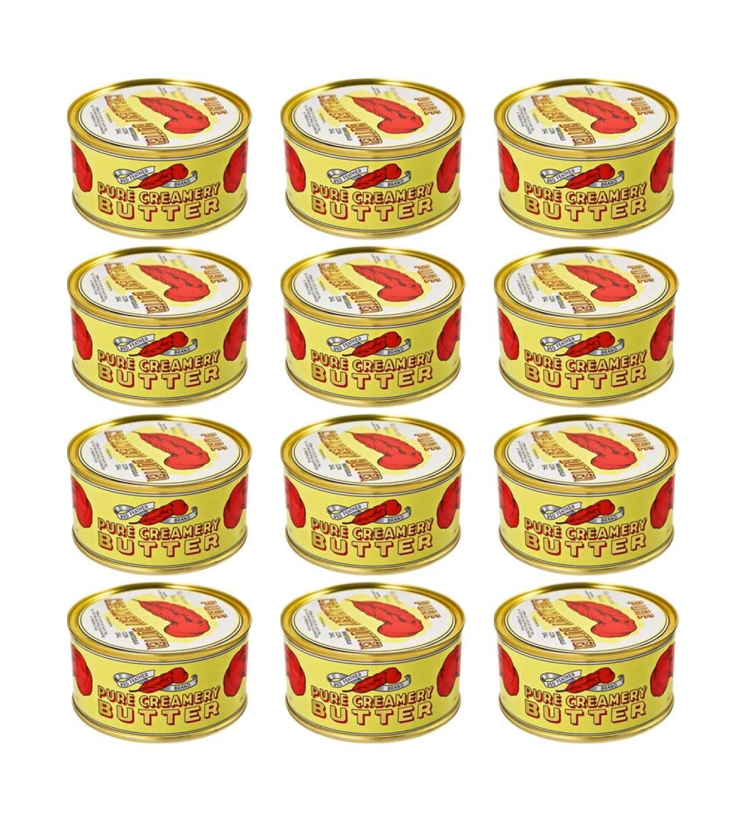 Red Feather Creamery Canned Butter 100% Pure New Zealand Butter, No Artificial Colors or Flavors Ideal for Emergency Preparedness 12 Ounce (Pack of 12) - Buy Online on GoSupps.com