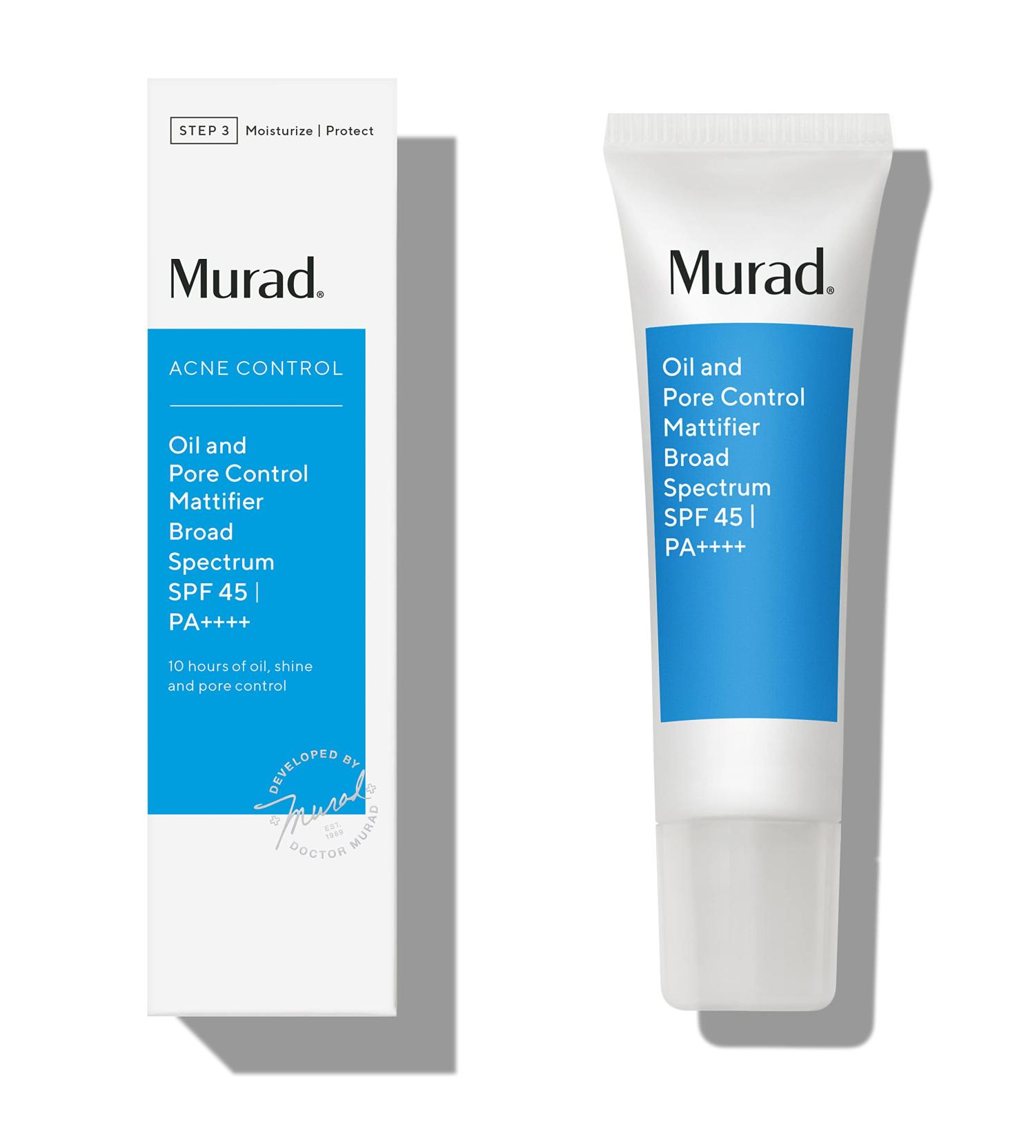 Murad Oil & Pore Reducing Facial Moisturizer SPF 45 - Acne Control Mattifier 1.7 Fl Oz - Buy Online on GoSupps.com