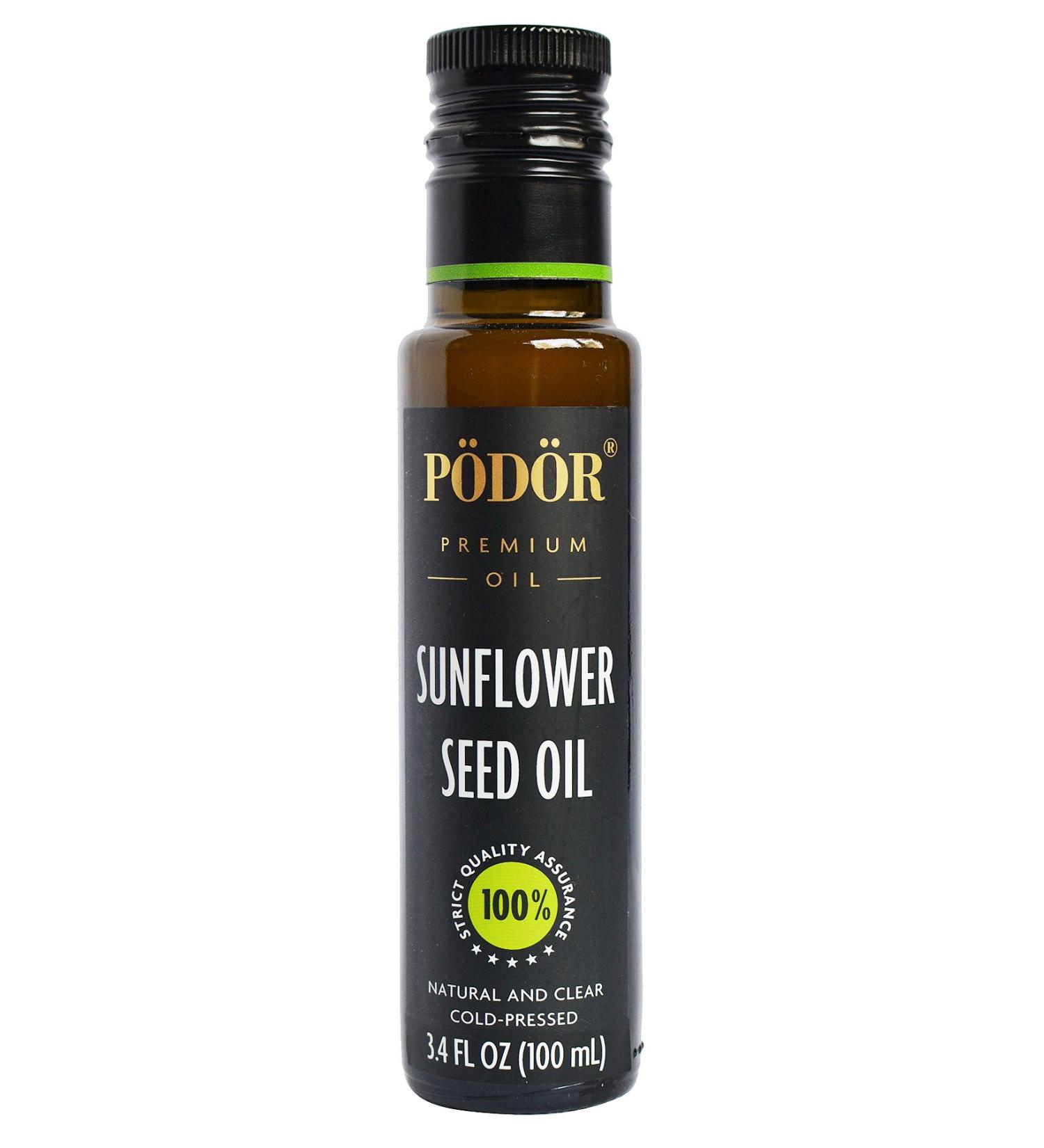 PODOR Sunflower Seed Oil 3.4-Fluid Ounce Sunflower Seed Sunflower 3.4 Fluid Ounce - Buy Online on GoSupps.com