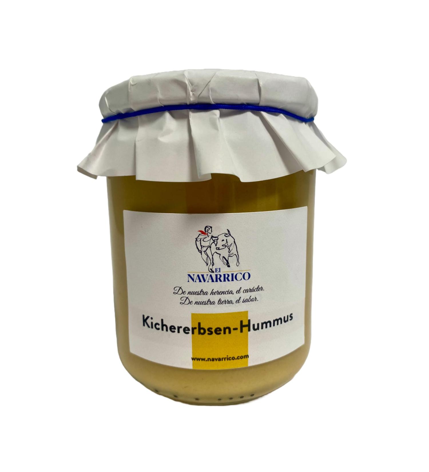 El Navarrico Chickpea Hummus 400g | Vegan Natural & Fresh | Traditional Agriculture | International Shipping Available - Buy Online on GoSupps.com