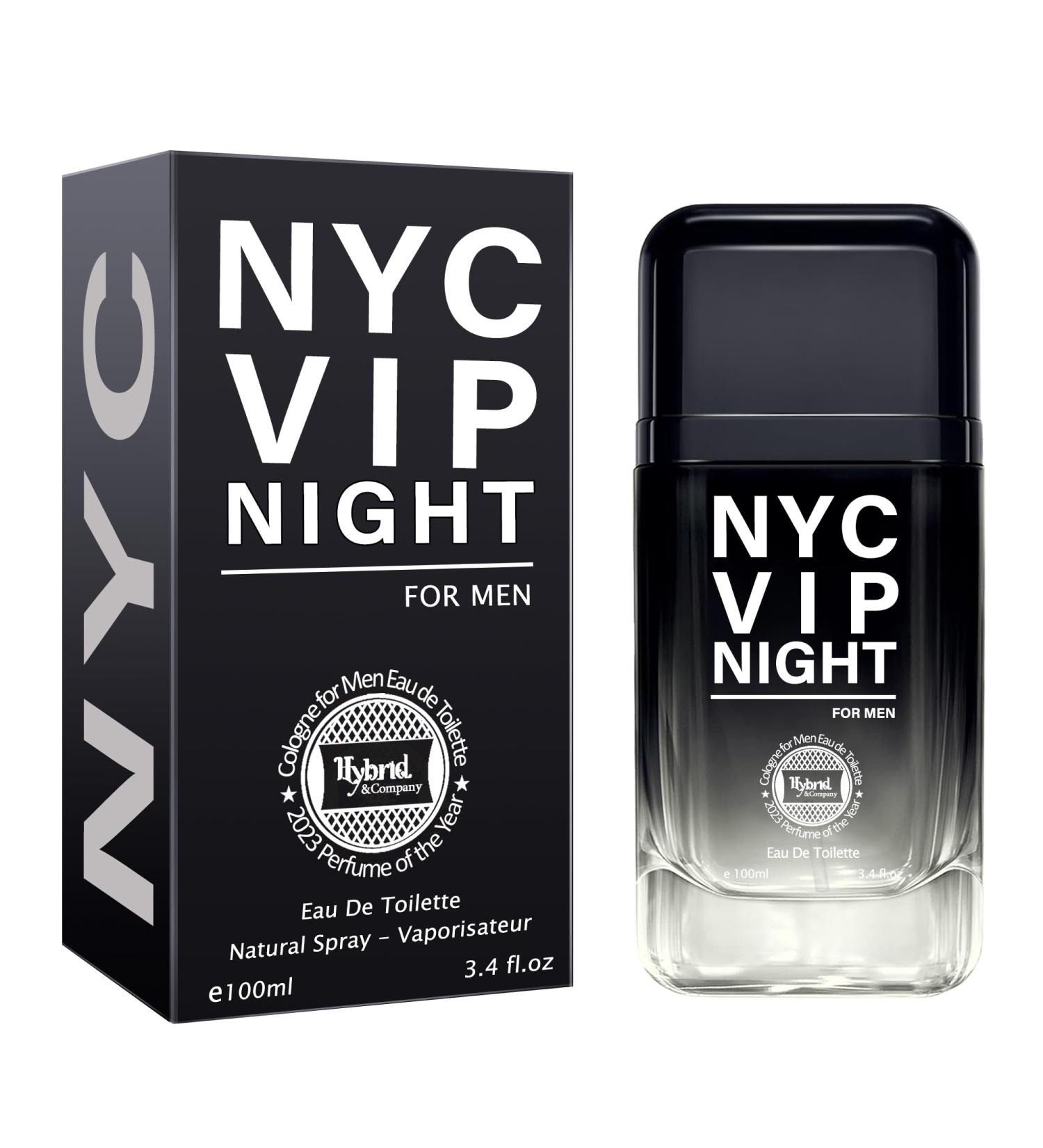 Hybrid & Company NYC Vip Night For Men Eau De Toilette Natural Spray Masculine Scent 3.4 Fl Oz - Buy Online on GoSupps.com