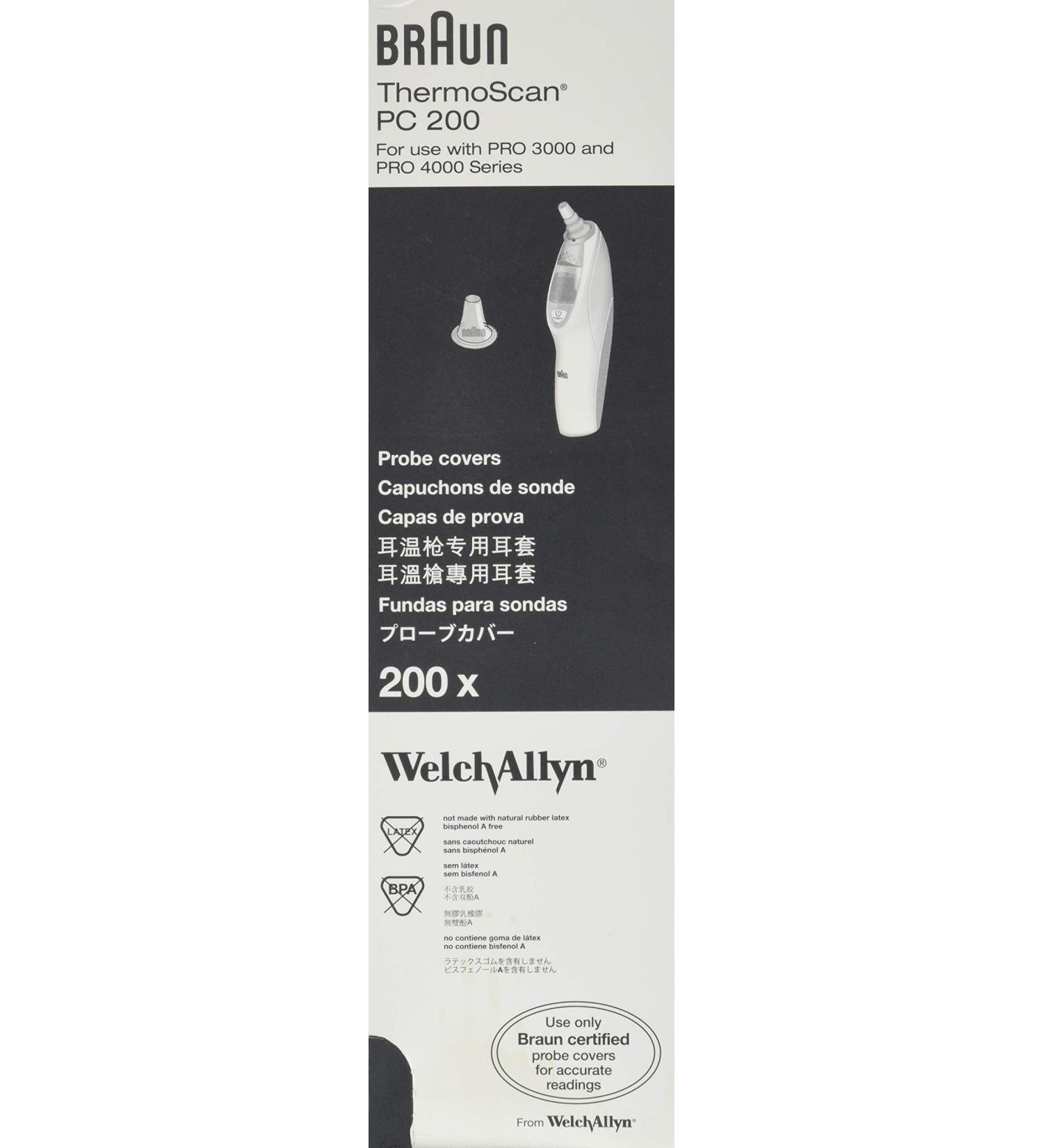 Braun PC 200 Probe Cover by Welch Allyn - 200 Pack - Buy Online on GoSupps.com