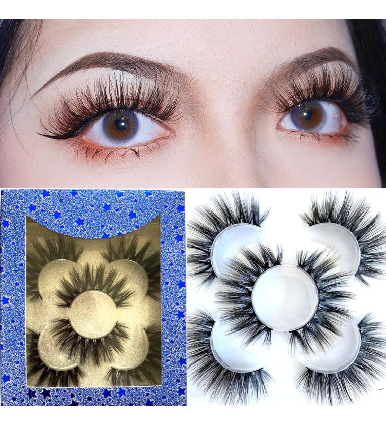 Buy 8D Faux Mink Sunnies False Eyelashes | 100% Handmade Reusable Cat-Eye & Fluffy Wispy Dramatic Lashes for Natural Volume | International Shipping Available - Buy Online on GoSupps.com