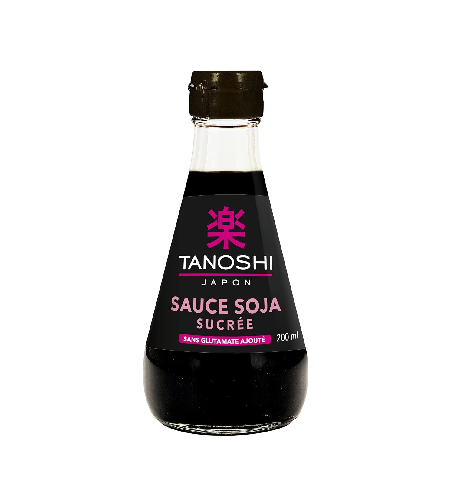 TANOSHI - Sweet Soy Sauce - No Glutamate Added Practical Bottle of 200 ml - Buy Online on GoSupps.com