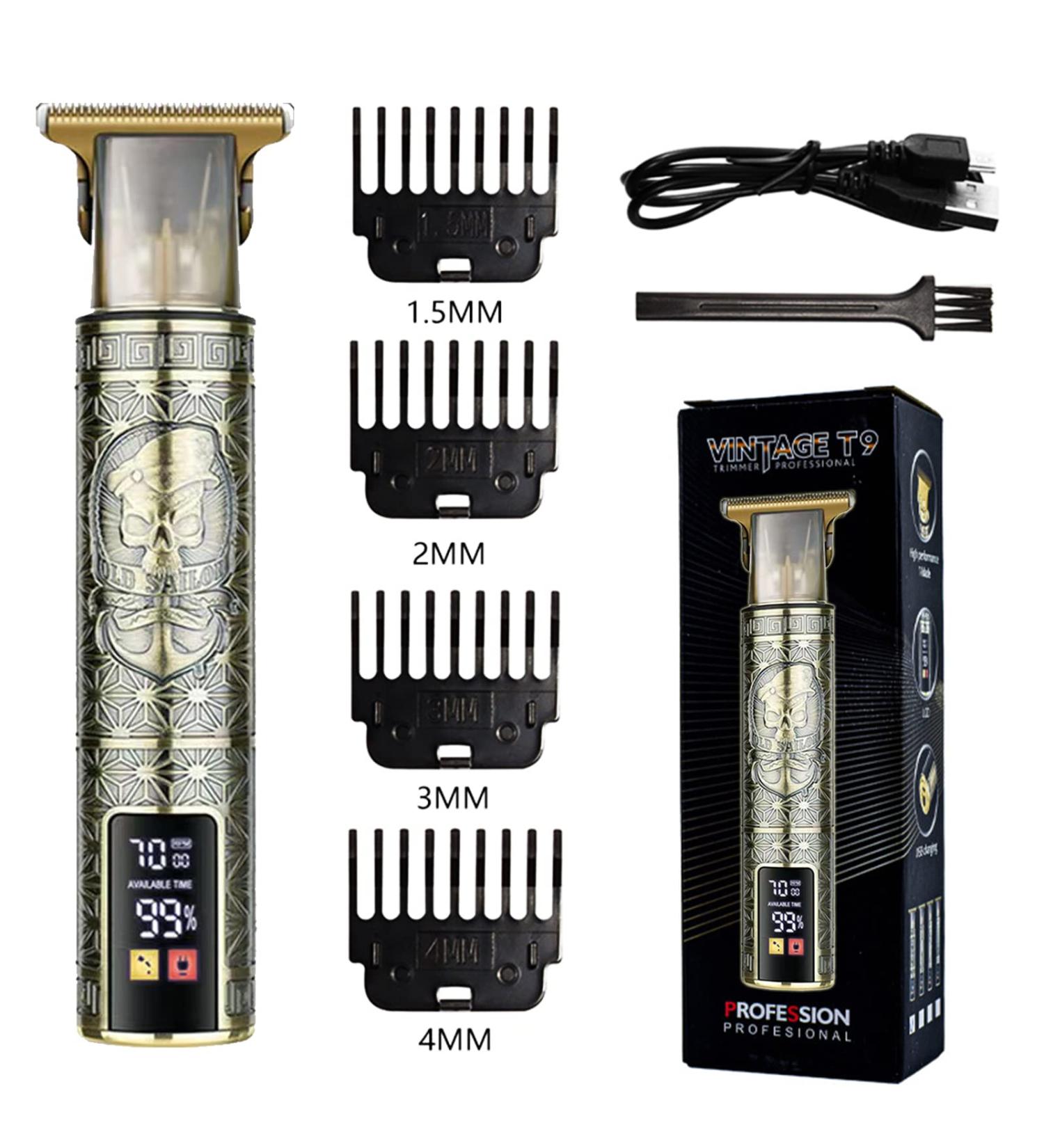 Hair Clippers for Men Lapluied Professional Electric Haircut Cordless Hair Trimmer for Men Baldheaded Clipper Zero Gapped Beard Trimmer & Grooming Kit T-Bladeds Outliner Grooming Rechargeable LED Display Pirate Style - Buy Online on GoSupps.com