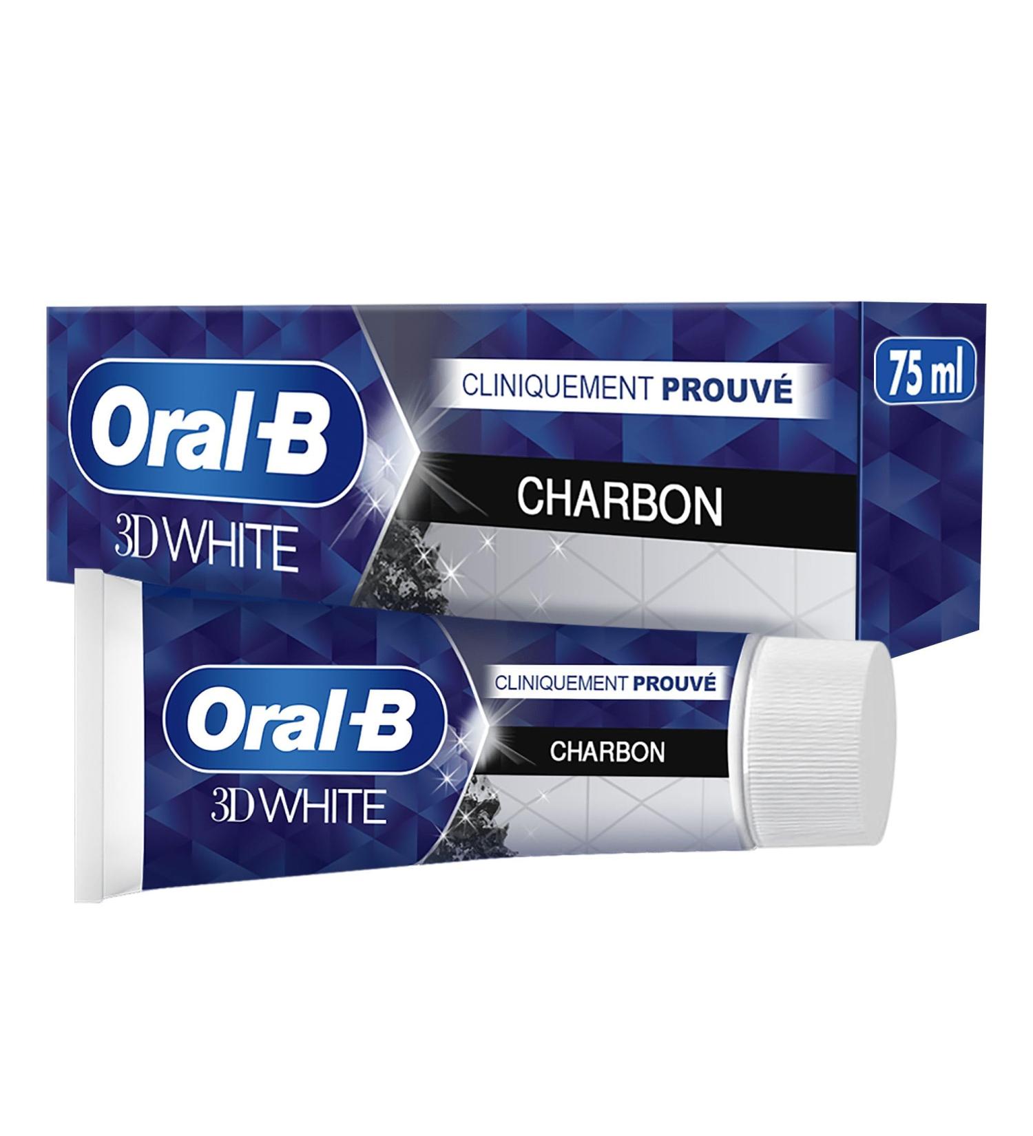 Oral-B 3D White Charcoal Toothpaste 75 ml - Buy Online on GoSupps.com