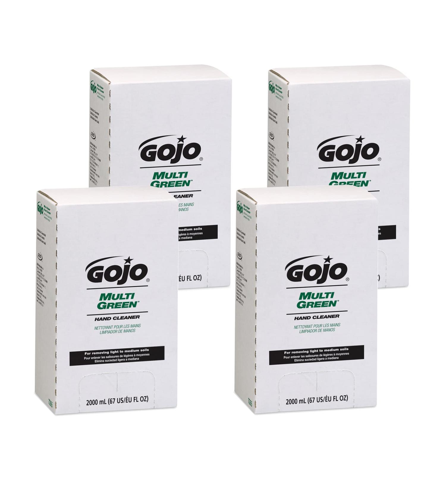 GOJO Multi Green Gel Hand Soap Cleaner Citrus Scent 67.63 Oz Carton Of 4 Bottles - Buy Online on GoSupps.com