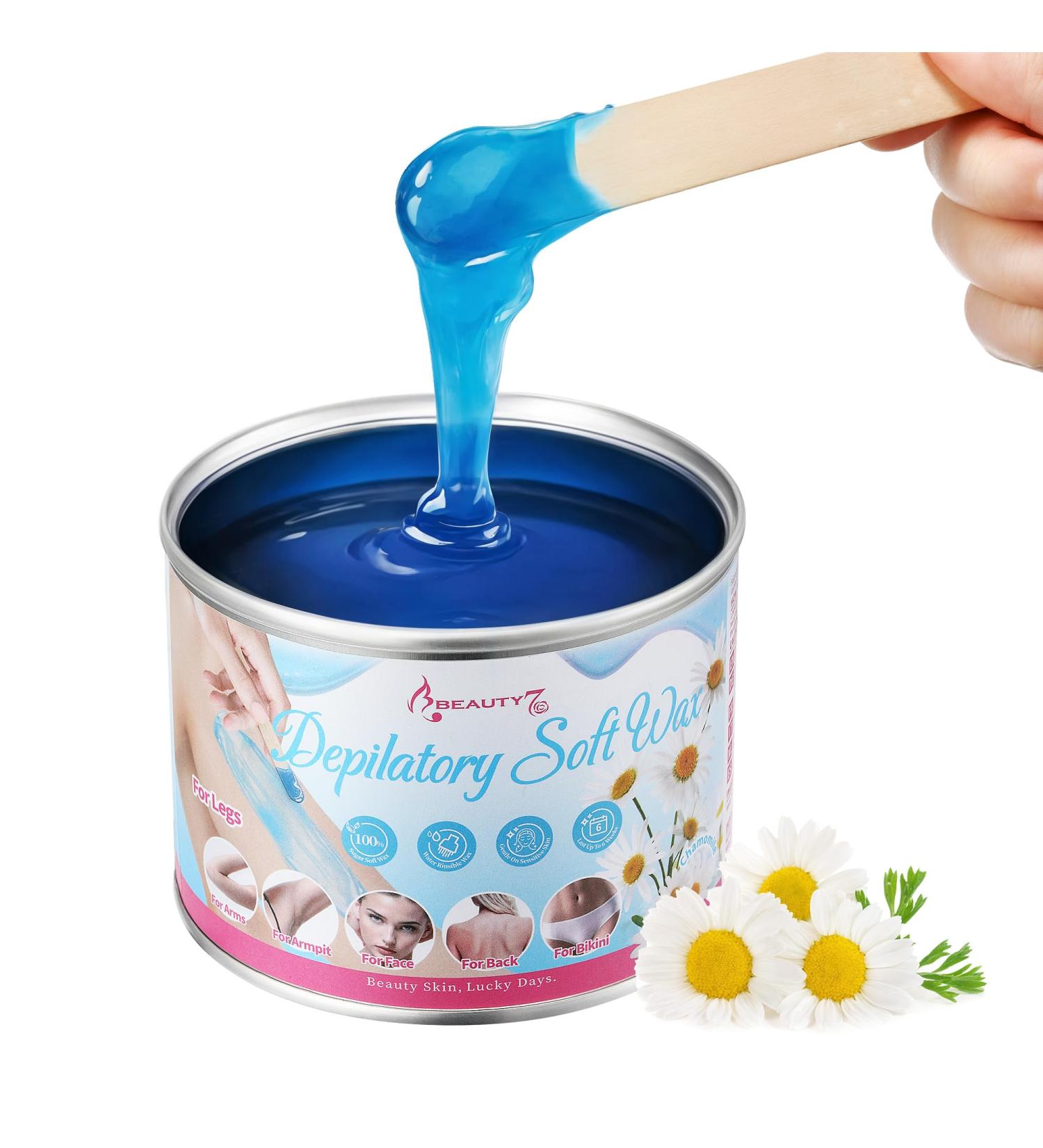  Beauty7 Beauty7 Chamomile Sugar Paste for Body Face and Intimate Hair Removal for Hair Removal Hot Wax 400g - Buy Online on GoSupps.com