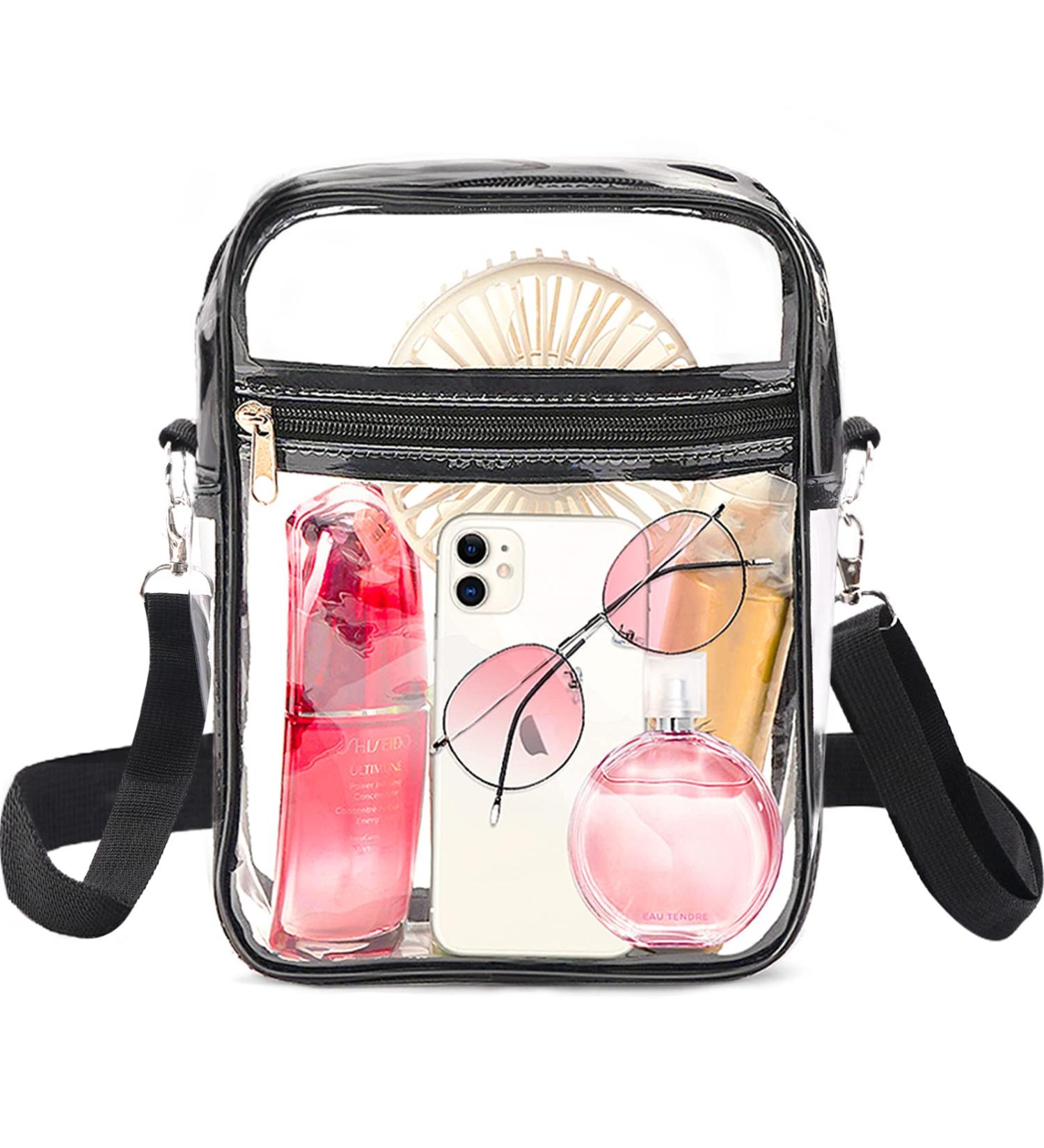 Clear Stadium Approved Crossbody Bag for Concerts & Sports - EasyFun - Buy Online on GoSupps.com