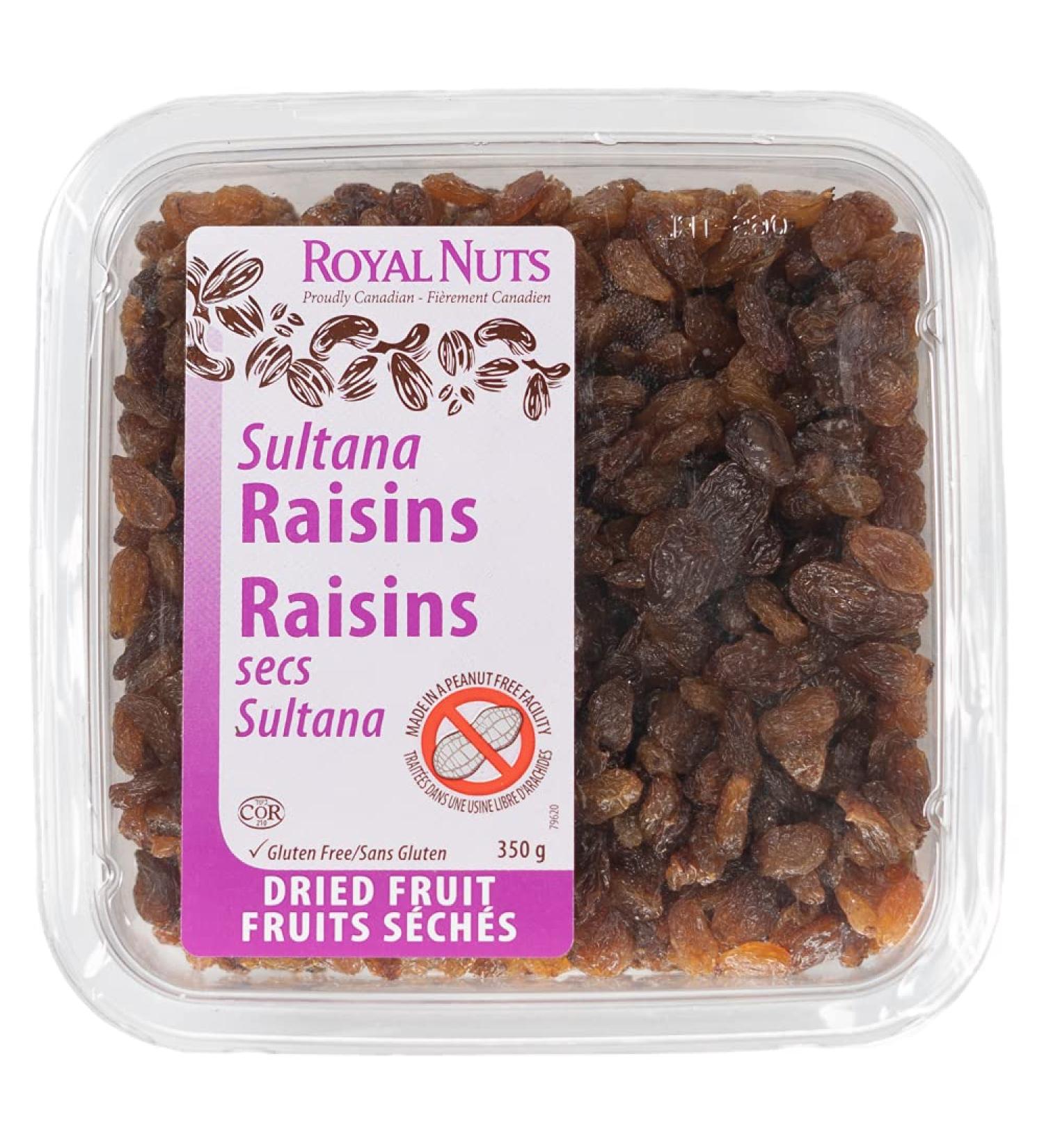 ROYAL NUTS Sultana Raisins 350 Grams - Buy Online on GoSupps.com