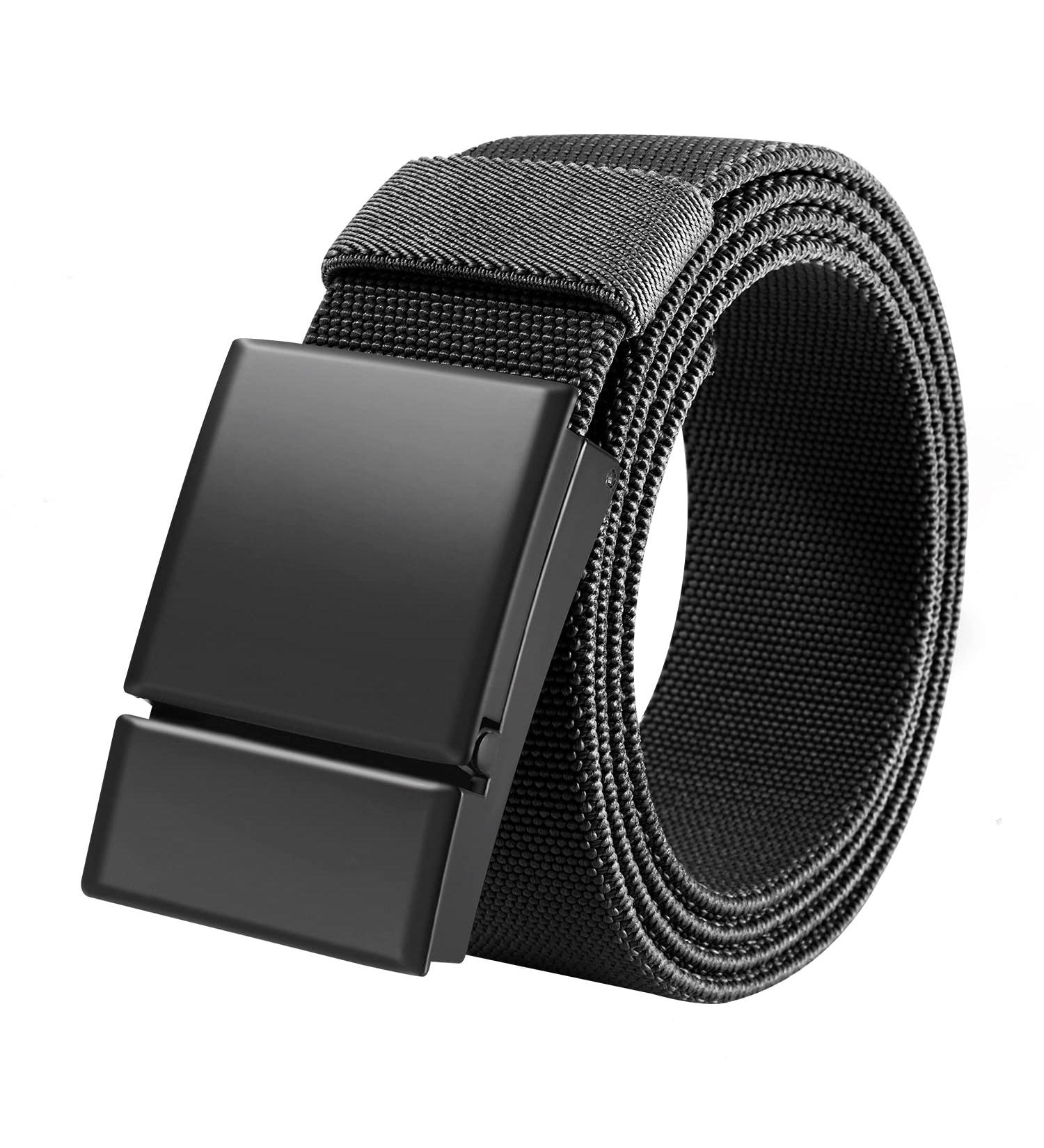 ZGJINLONG Men's Tactical Stretch Belt- Quick Release 1.5 Nylon Military Web Belt- 49 Long- Perfect for Work, Travel, and Sports - Buy Online on GoSupps.com