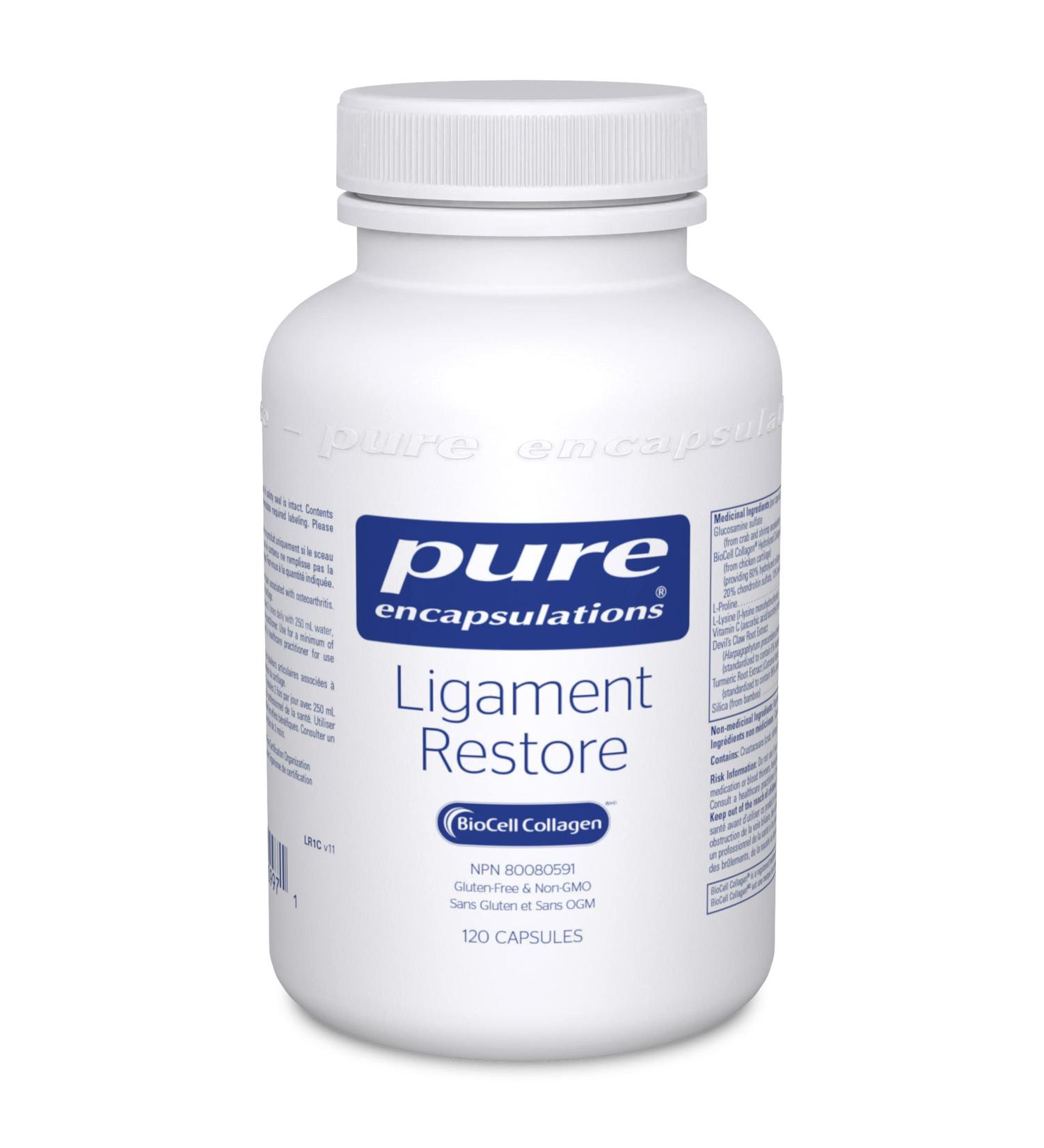 Pure Encapsulations - Ligament Restore - Supplement Helps Maintain Healthy Cartilage and Joints* - 120 Vegetable Capsules - Buy Online on GoSupps.com