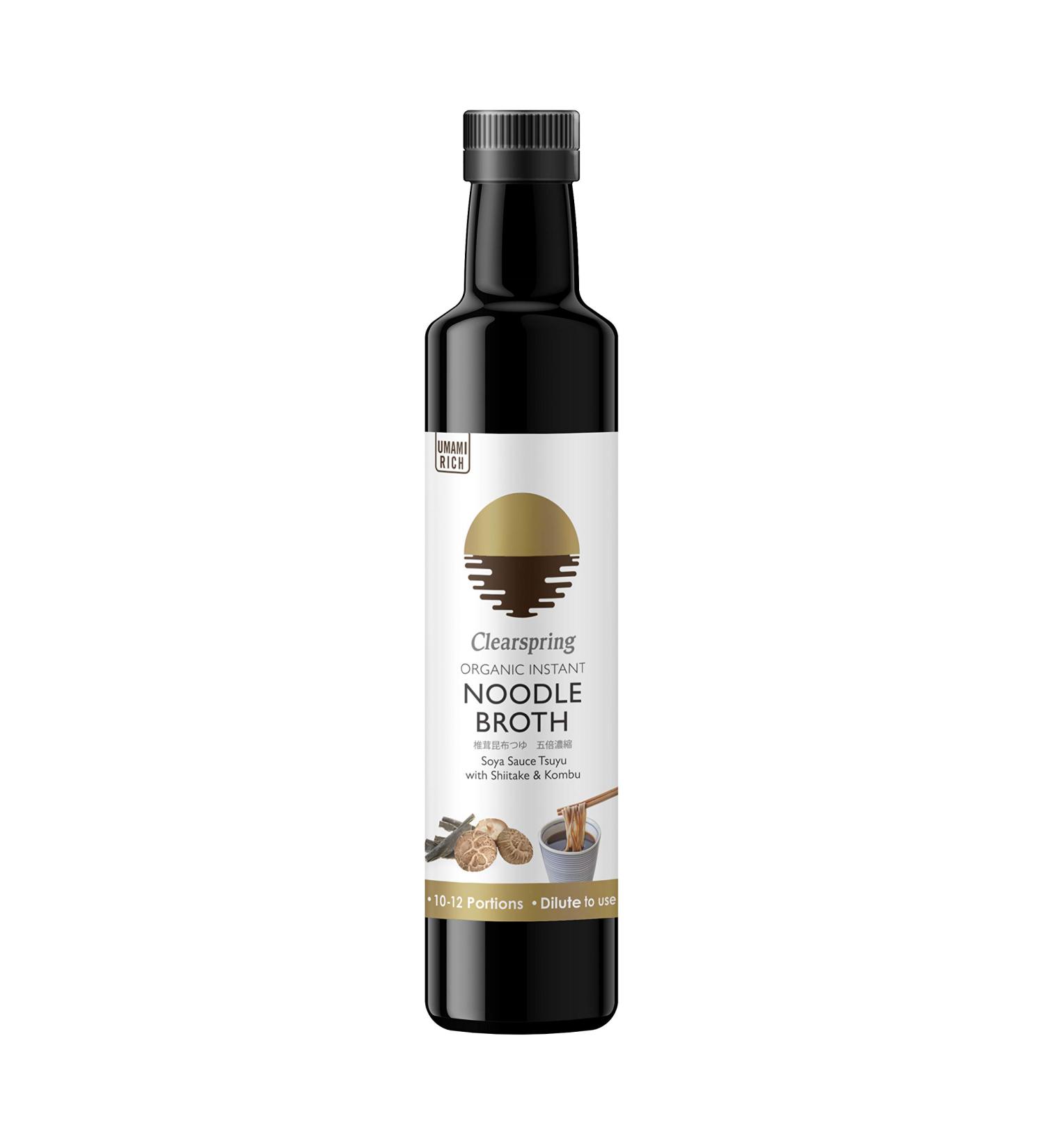 Clearspring Organic Instant Noodle Broth Tsuyu 245ml - Buy Online on GoSupps.com