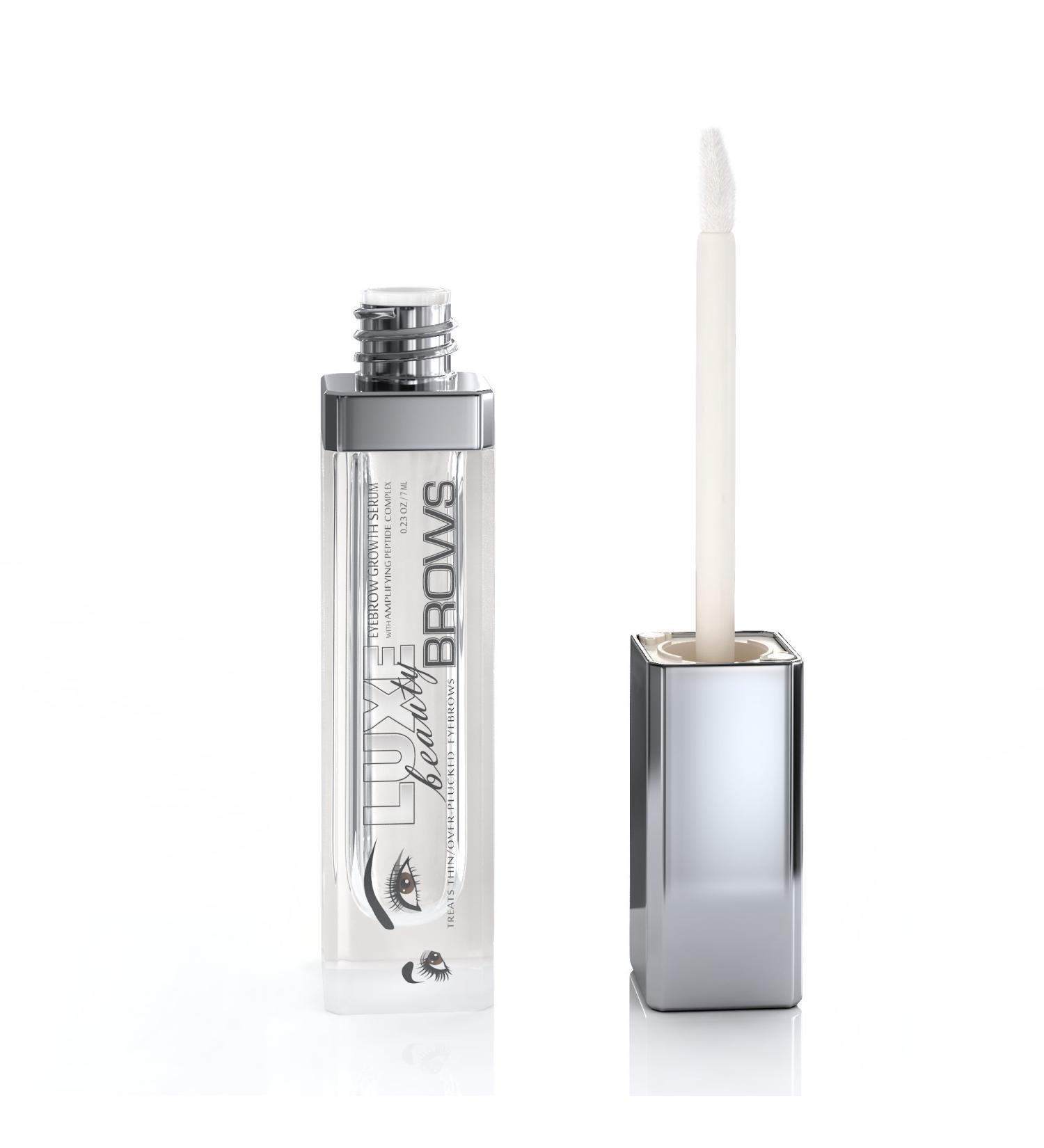 Luxe Beauty Brows Eyebrow Growth Serum for Men and Women - Peptide Complex 0.23 Oz/ 7 Ml - Buy Online on GoSupps.com