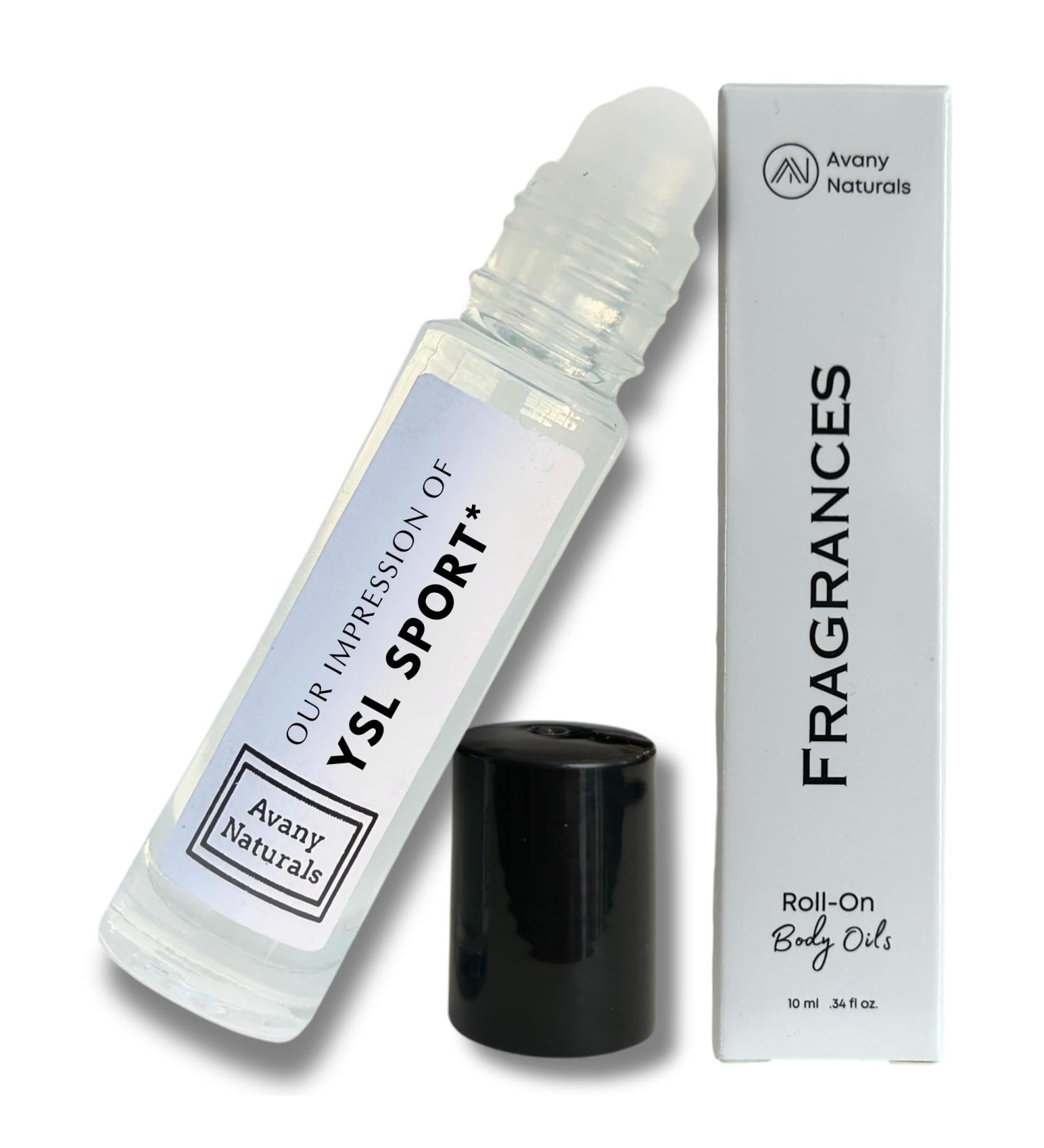 Cologne Oil for Men - Roll on Body Perfume Long Lasting Scent Travel Size Oil Based Parfum Type Fragrance in Sleek Glass Bottle for Man (10 ml YslSport-Type) - Buy Online on GoSupps.com