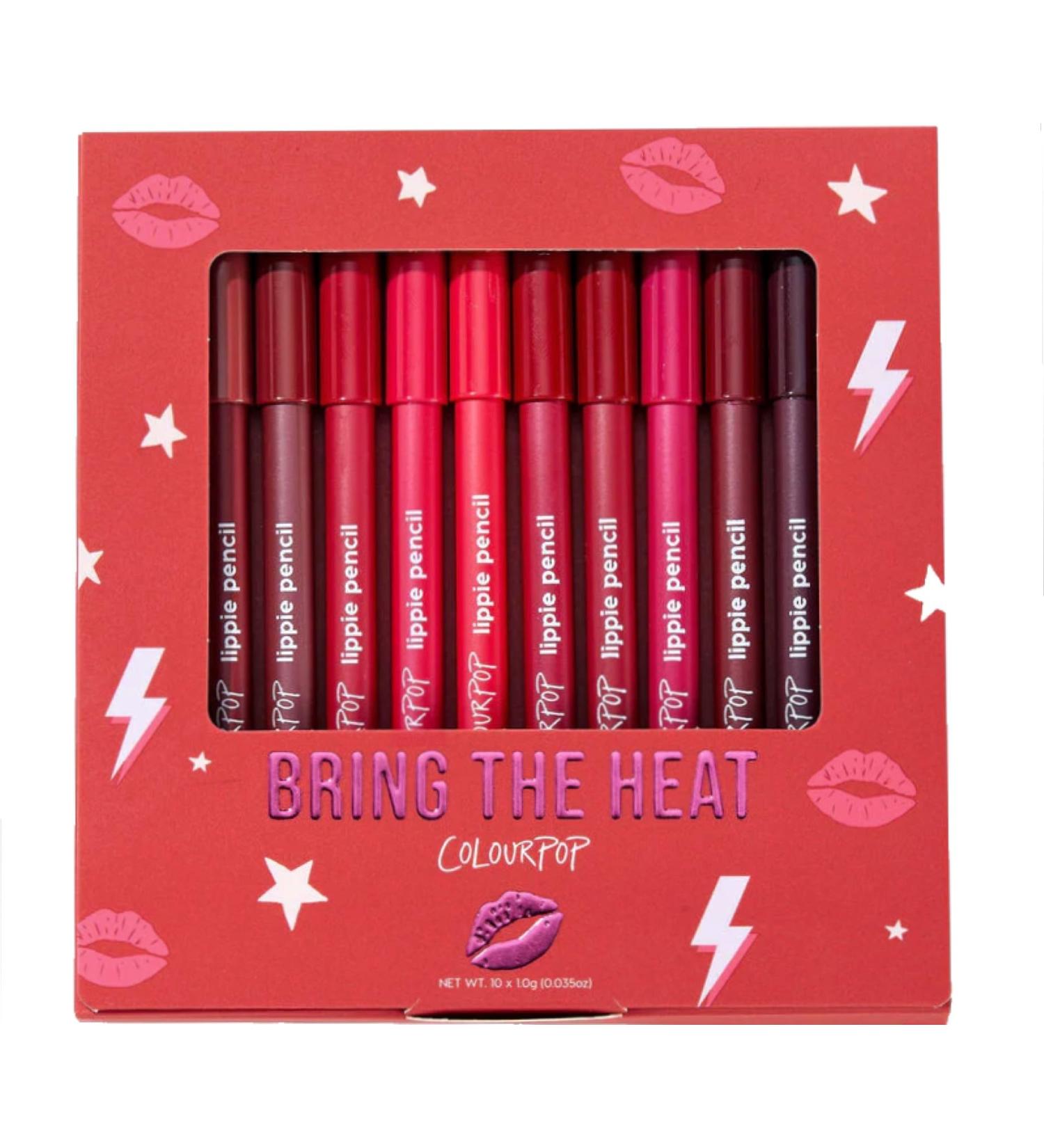 Colourpop Lippie Pencil Vault Set Bring the Heat Reds Vegan