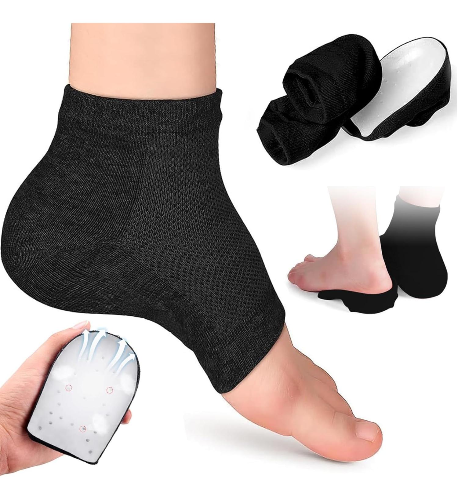 High Ankle Socks with Silicone Insoles - Elevate Your Height & Comfort | Mhduyeg 3.5cm Black - Buy Online on GoSupps.com