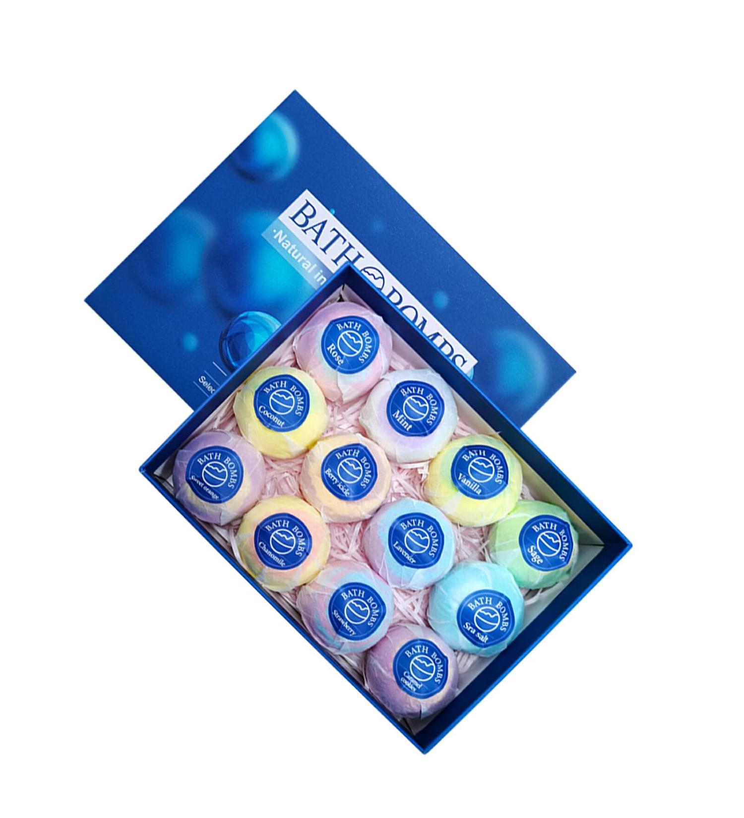 lmoikesz 12x Fragrant Bath Making Kit Eco-Friendly and Soothing Bath Bombss for Women Gifts Bath Bombss Making Kit Organic Blue - Buy Online on GoSupps.com