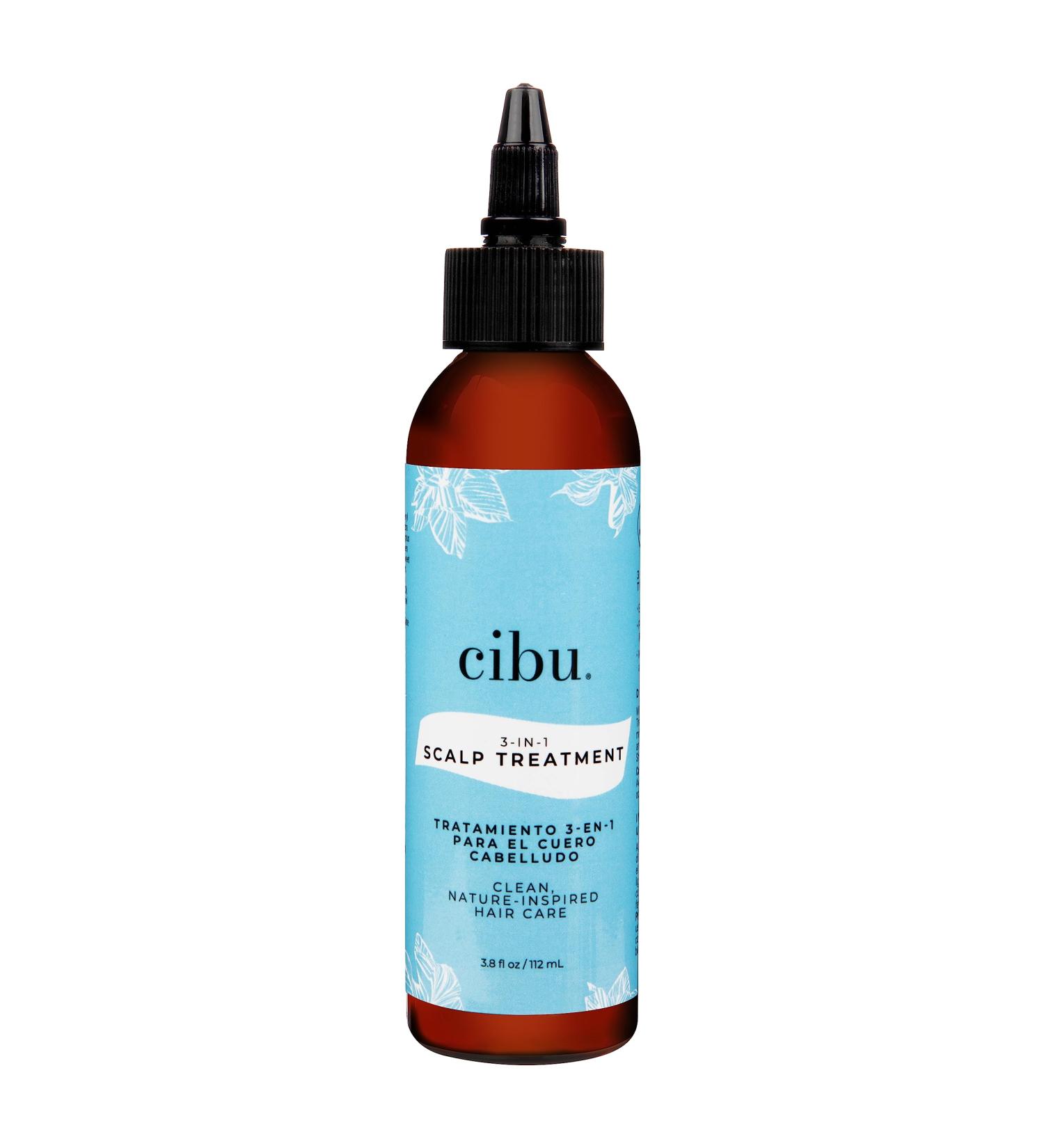 CIBU 3-in-1 Scalp Treatment - Soothing Peppermint Herbal Rinse for Healthy Scalp & Shiny Hair - Advanced Exfoliating Care 3.8oz - Buy Online on GoSupps.com