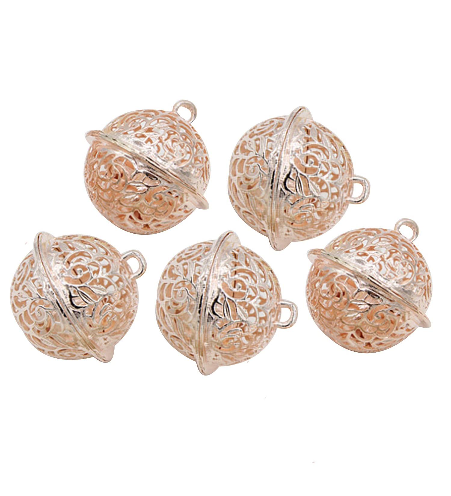 AYECEHI DIY Craft Bells 5 Pack - Vintage Brass Pet Collar Bells for Dogs and Cats - Buy Online on GoSupps.com