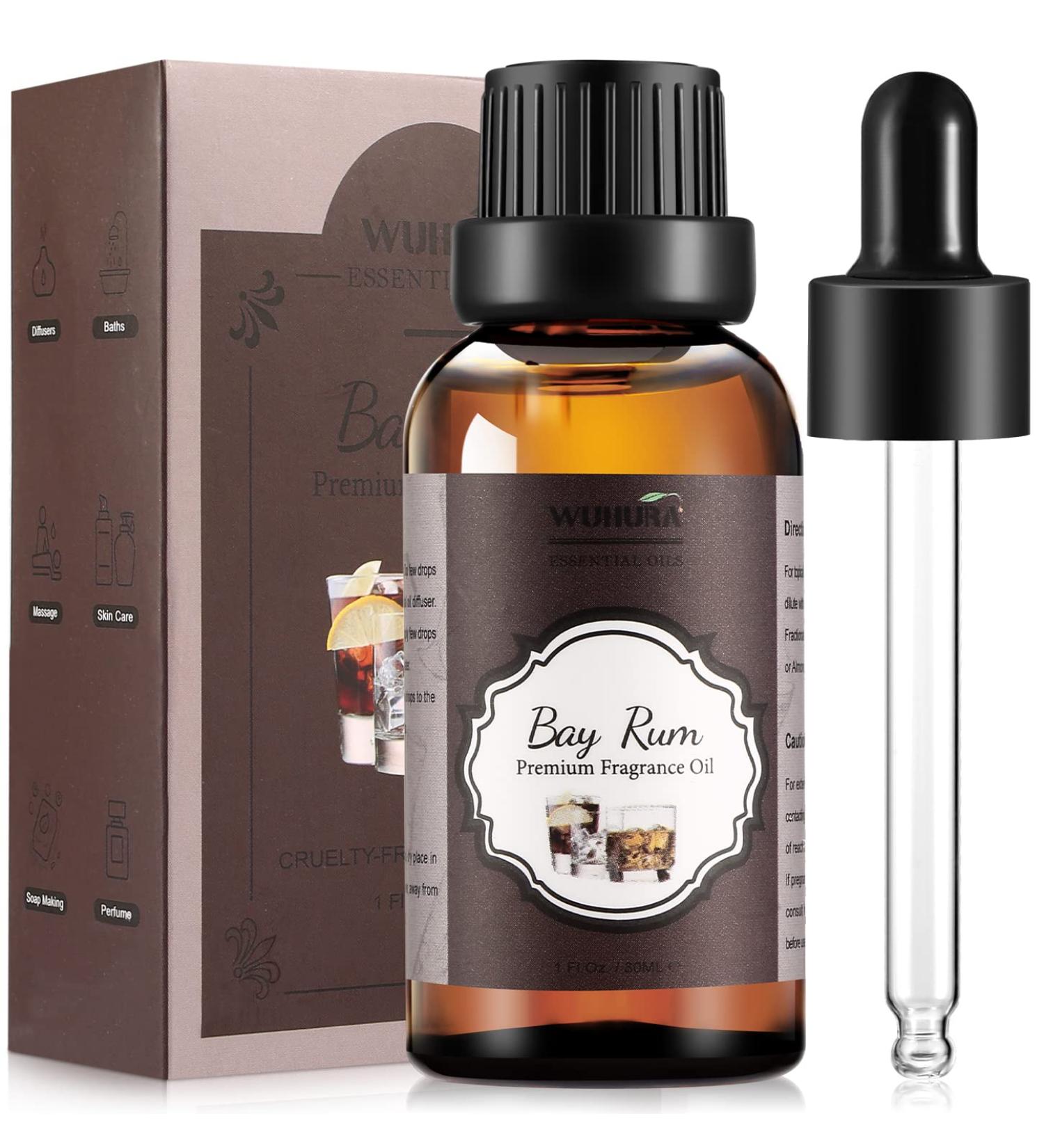 Buy Bay Rum Fragrance Oil for Men - Premium 30ML Scented Essential Oil for Diffuser | International Shipping Available - Buy Online on GoSupps.com
