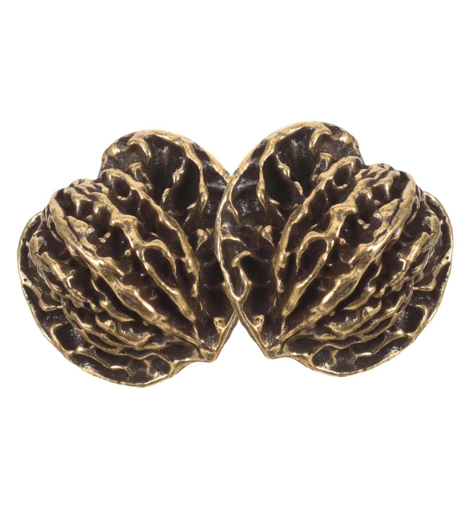 Buy Gatuida 2st Chinese Balls - Mini Walnut Figures & Brass Decorations for Tea Pets | International Shipping Available - Buy Online on GoSupps.com