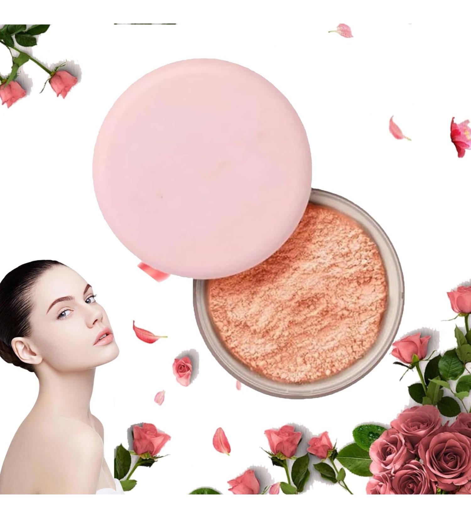 Beauty Pink Setting Powder Beauty Blurring Setting Powder Blurring Setting Powder Waterproof Setting Powder Pink Blurring Powder for All Skin Tones(2#) - Buy Online on GoSupps.com