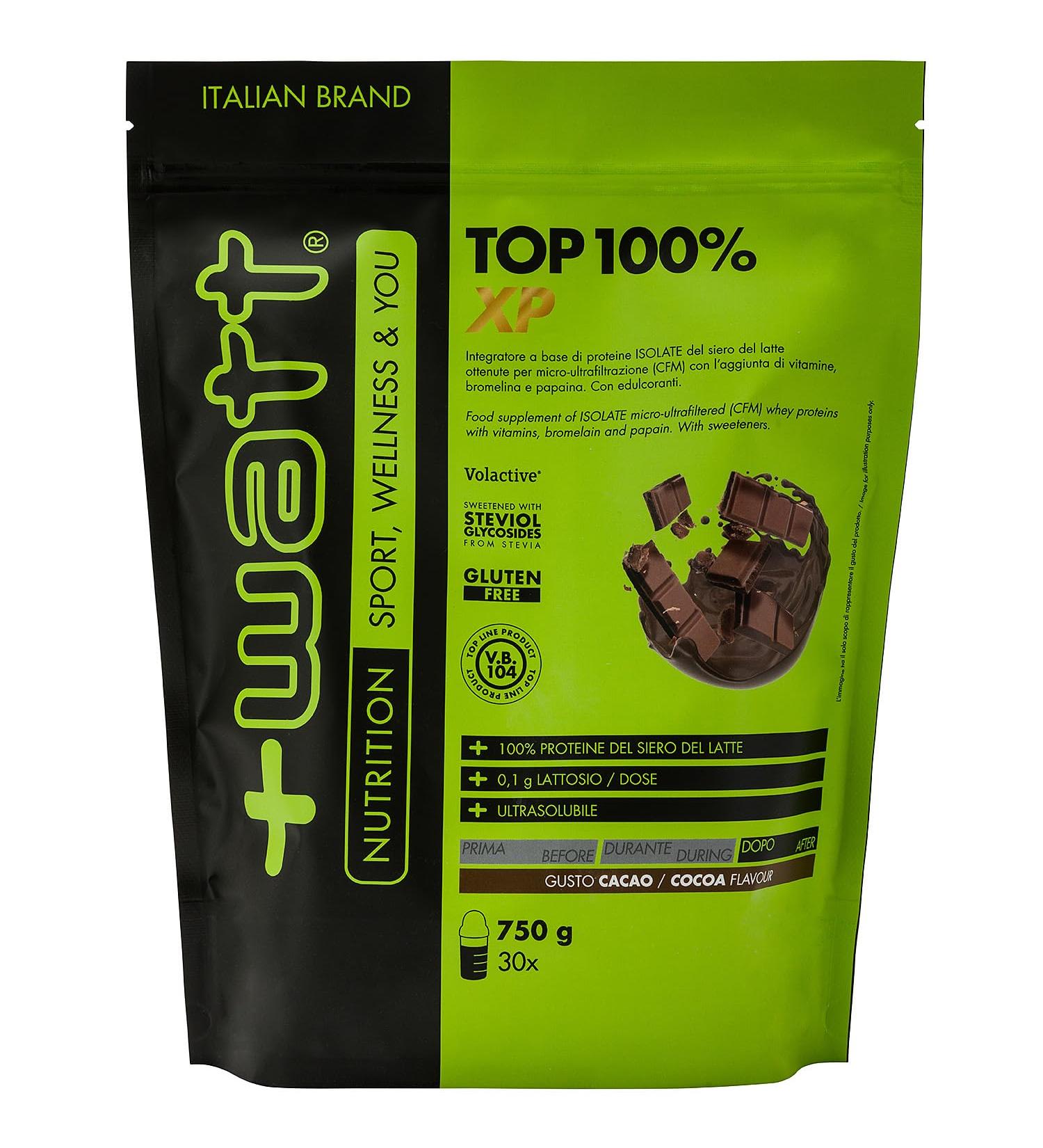 Watt Top 100% Whey Protein Isolate Cocoa Flavor - 750g | Premium International Shipping - Buy Online on GoSupps.com
