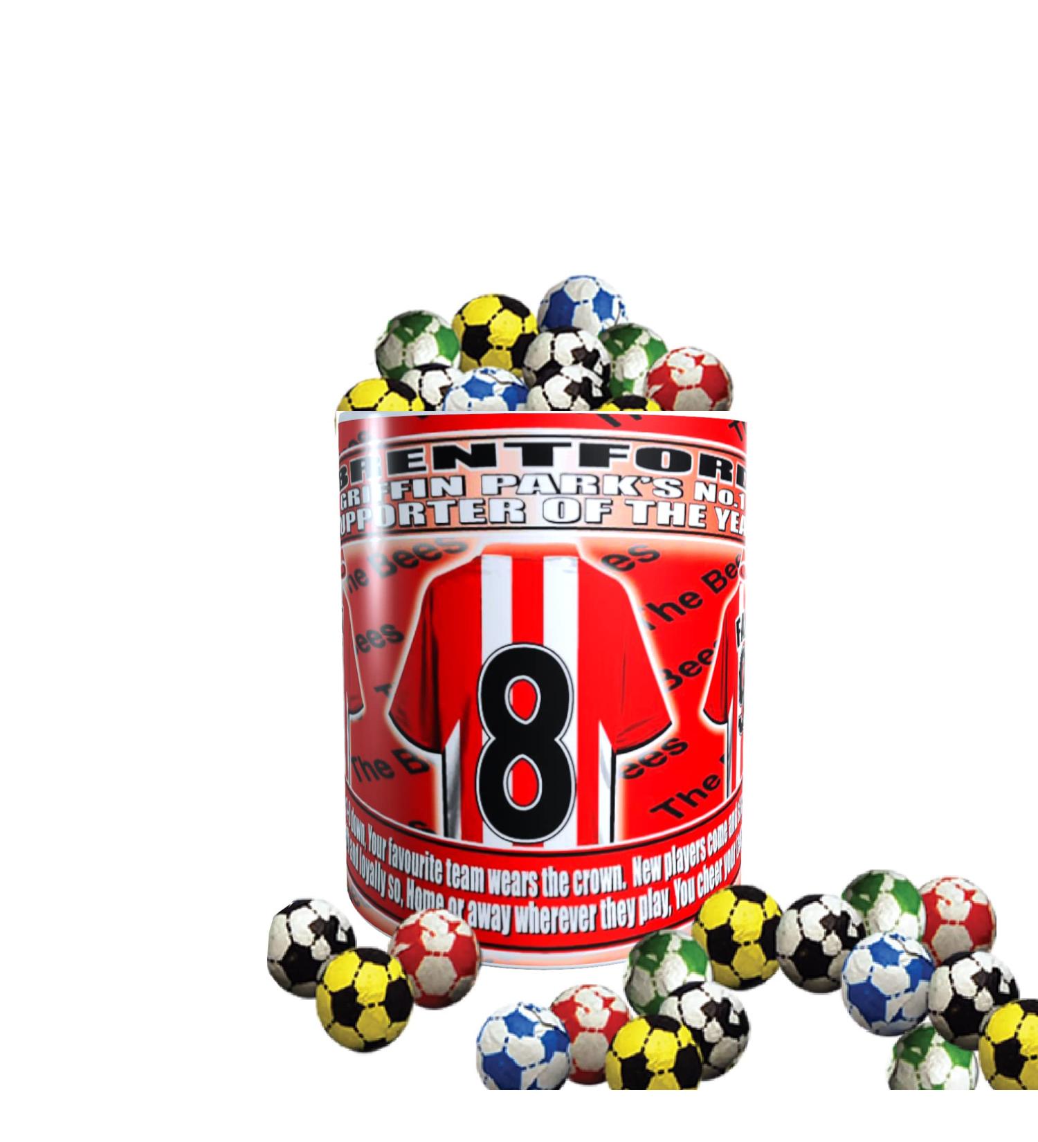 Brentford Football Team Shirt Mug Gift with Chocolate Footballs - Buy Online on GoSupps.com