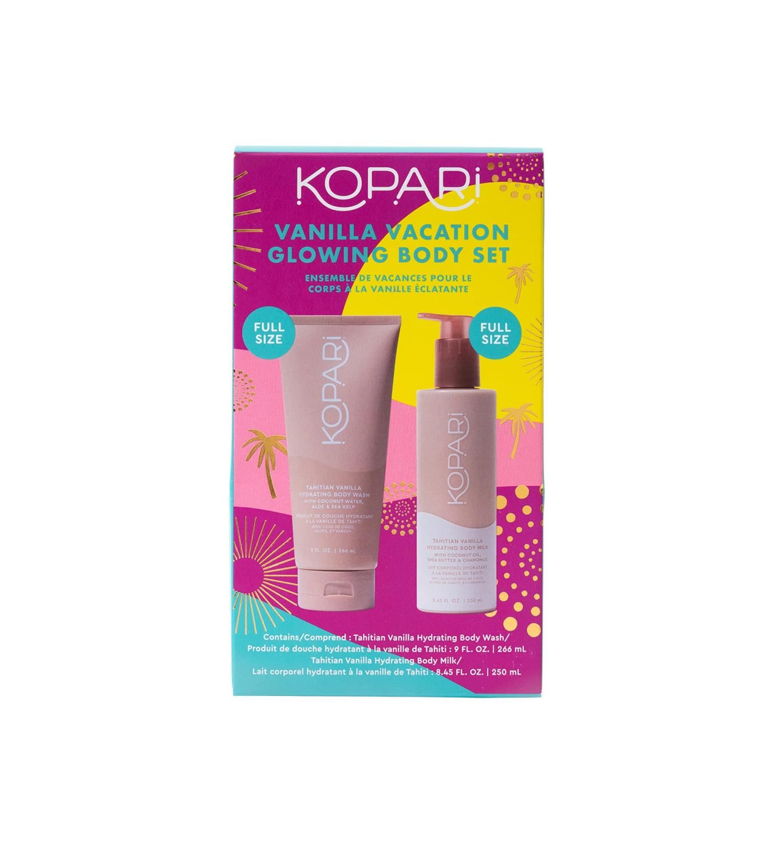 Kopari Vanilla Vacation Glowing Body Set - Nourishing Skincare for Radiant Skin | Shop Internationally - Buy Online on GoSupps.com